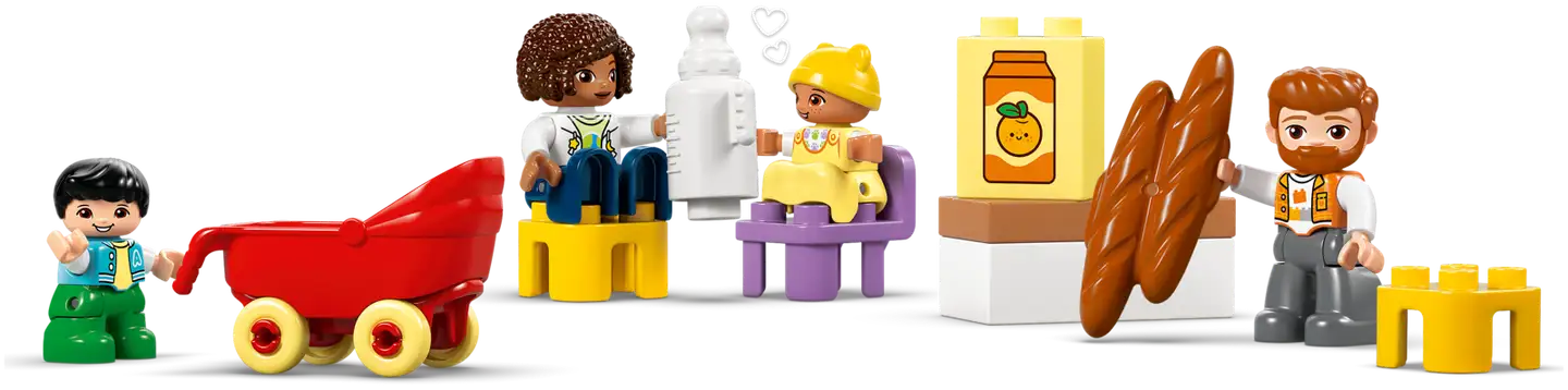 LEGO® DUPLO Town 10470 Nykyaikainen omakotitalo ja hahmot 3in1 - 4