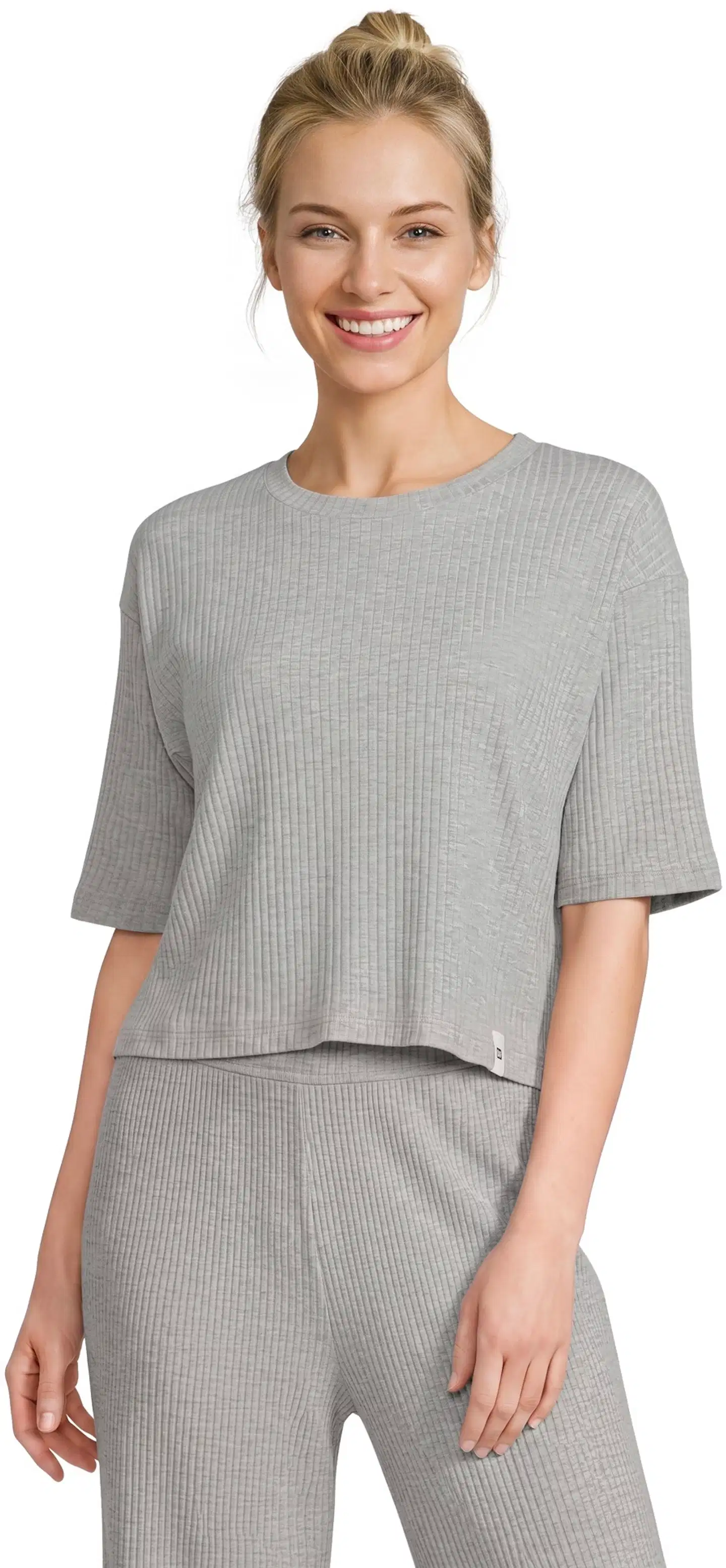 WKLY. naisten pyjamapaita 212W382644 - Grey melange - 1