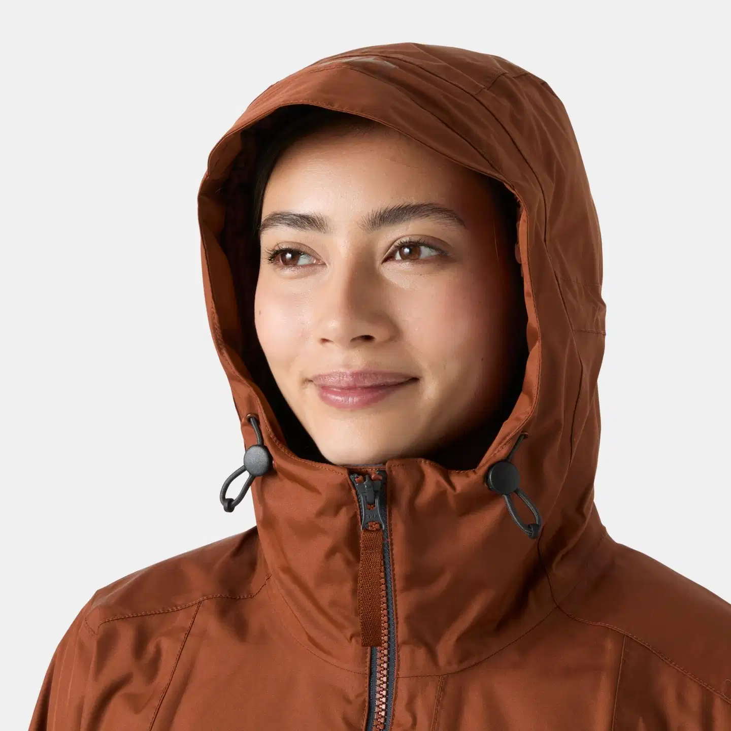Helly Hansen naisten pitkä kevytvanutakki Westport Ins Coat 53298 - Iron Oxide - 5