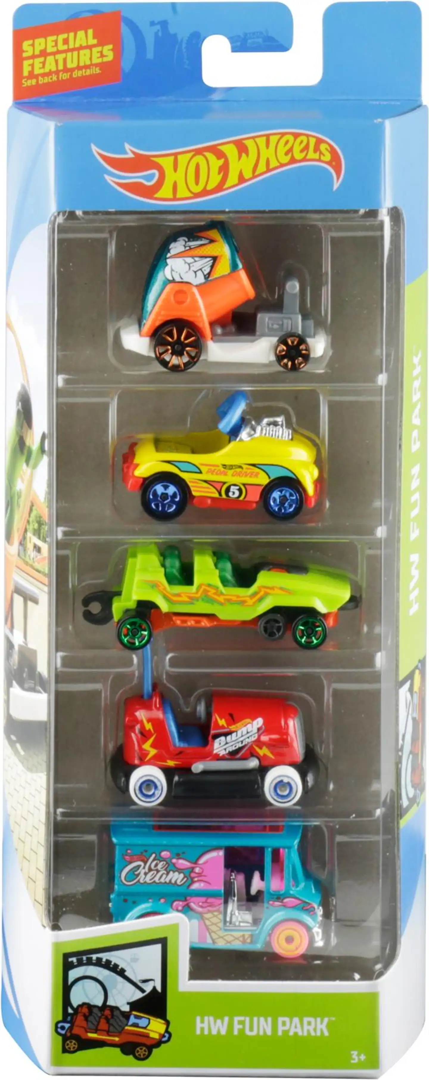 Hot Wheels 5 pikkuautot 5kpl lahjapakkaus lajitelma - 1