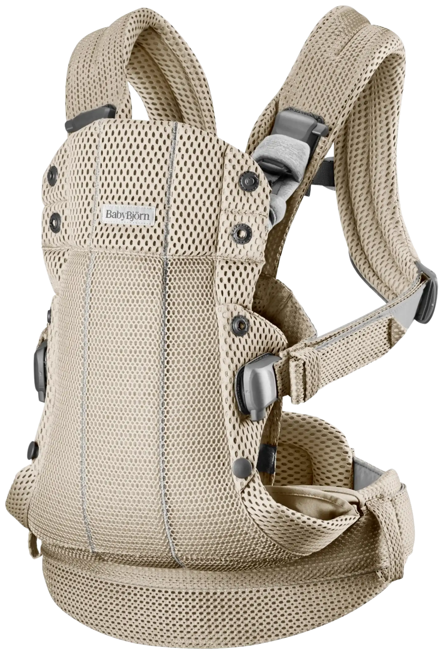 BabyBjörn vauvan kantoreppu harmony - 3d mesh, harmaa beige - 1