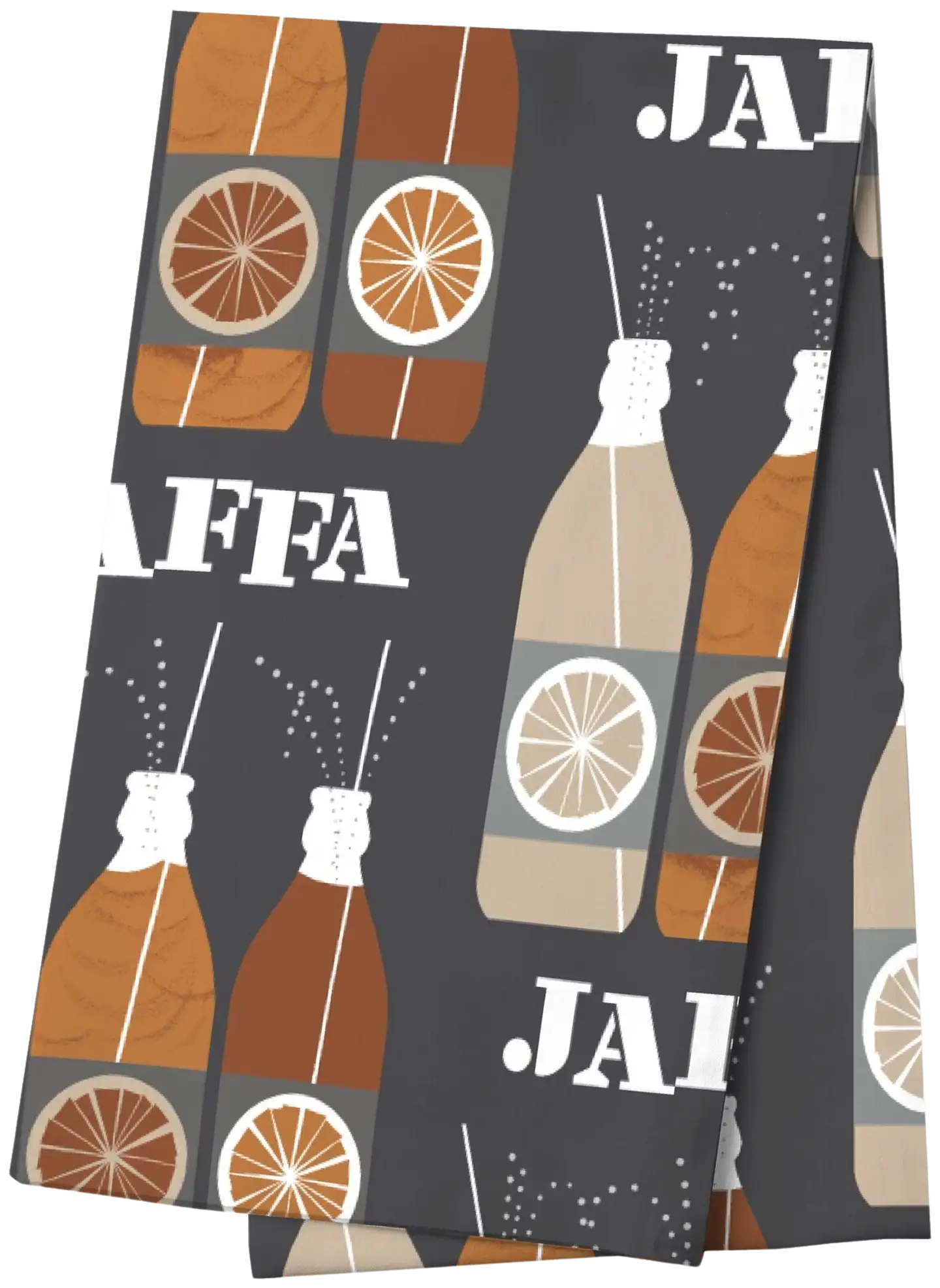 Vallila kaitaliina Jaffa 40x150 cm greyorange