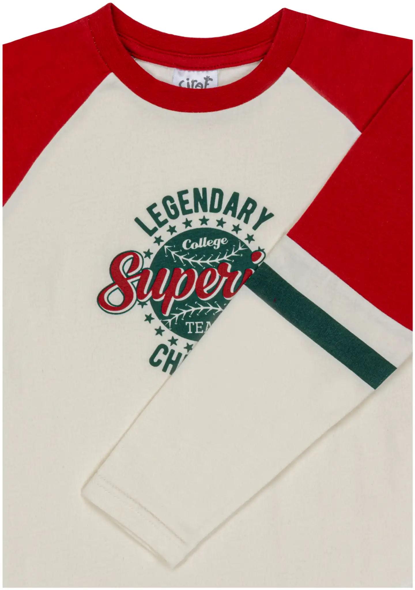 Ciraf lasten trikoopaita 25pc260228 - 11-0103tcx egret - 3