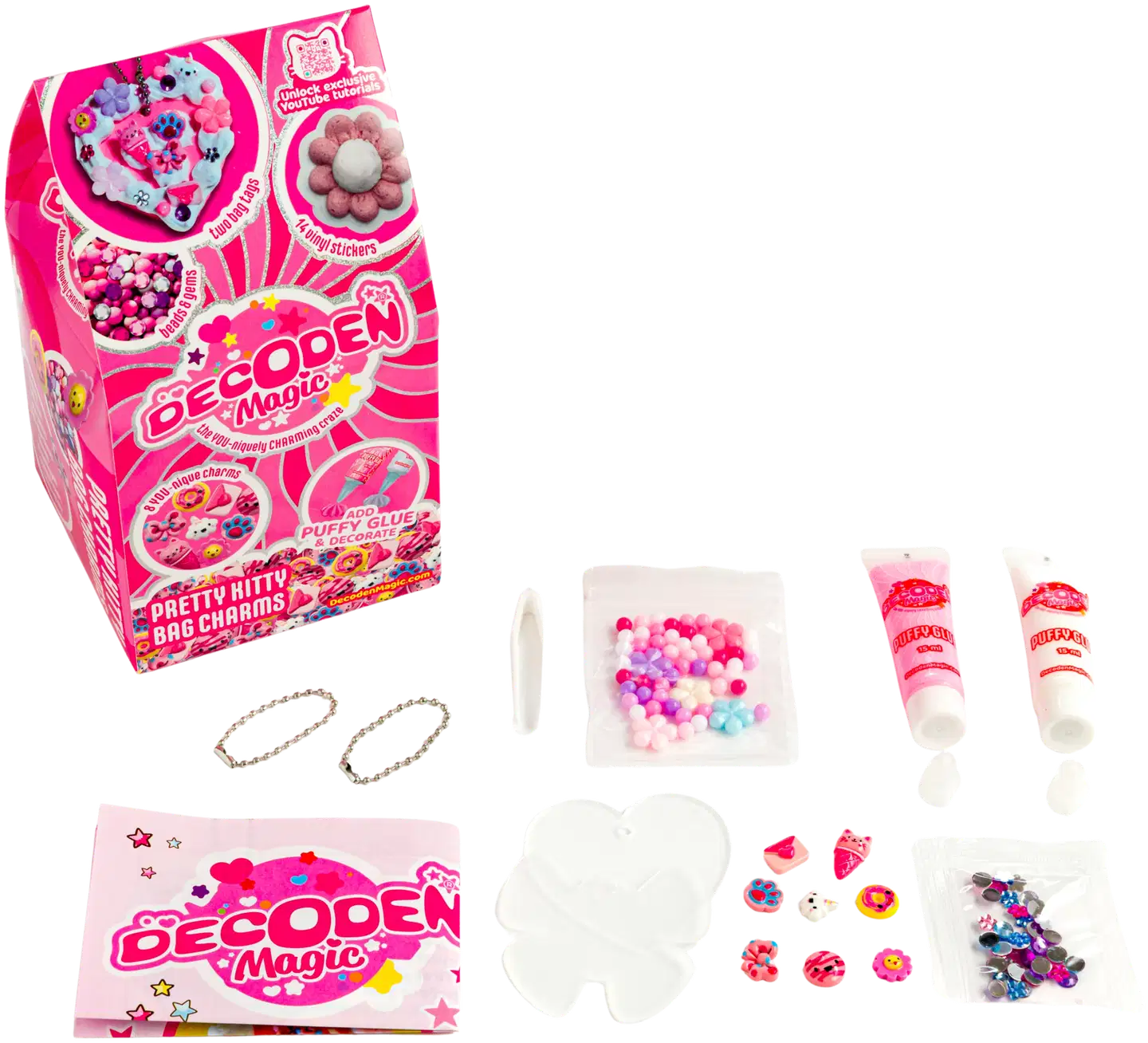 Decoden Magic Mini Söpö kisu laukkukoristeet - 2