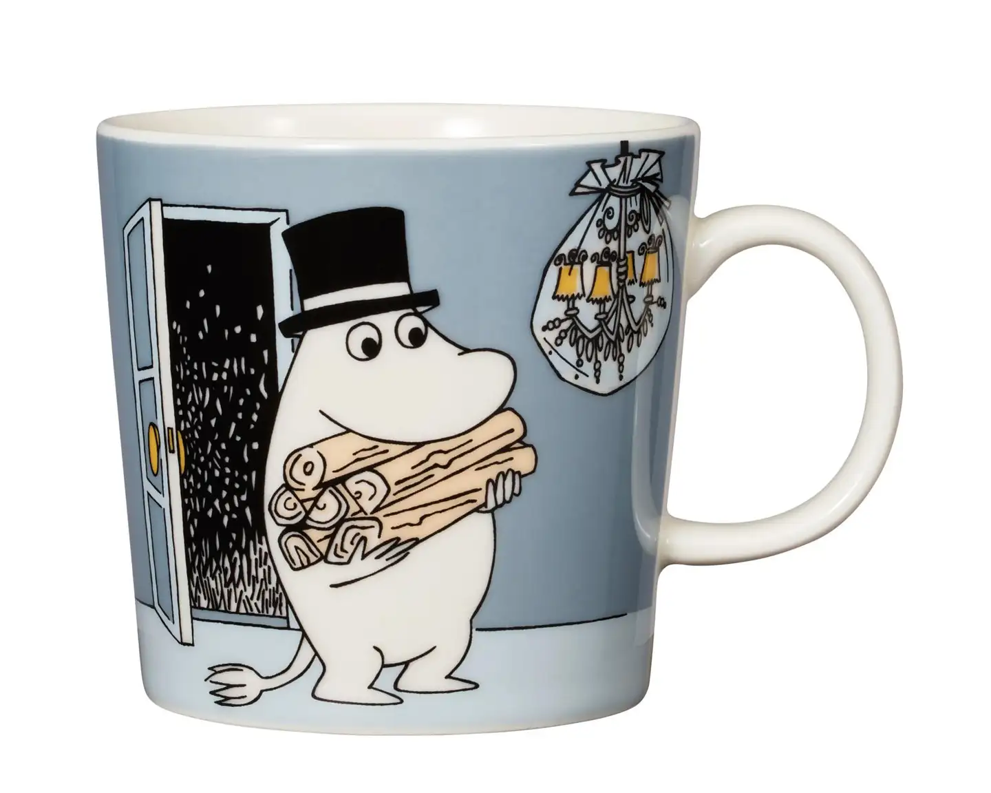 Moomin Arabia Muumi Muki Muumipappa 0,3l harmaa - 7