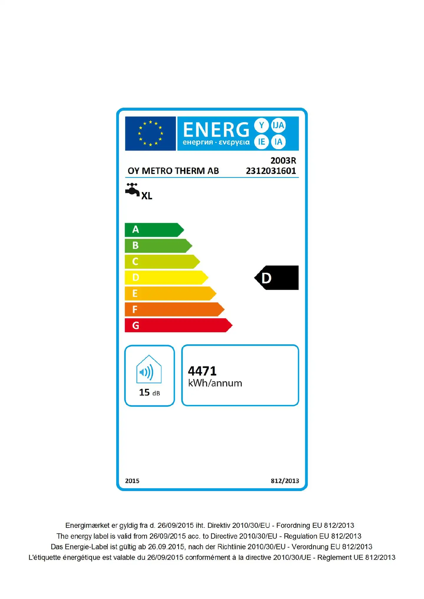 NIBE Vedenlämmitin Metro 300L RST moduli 3kW - 2