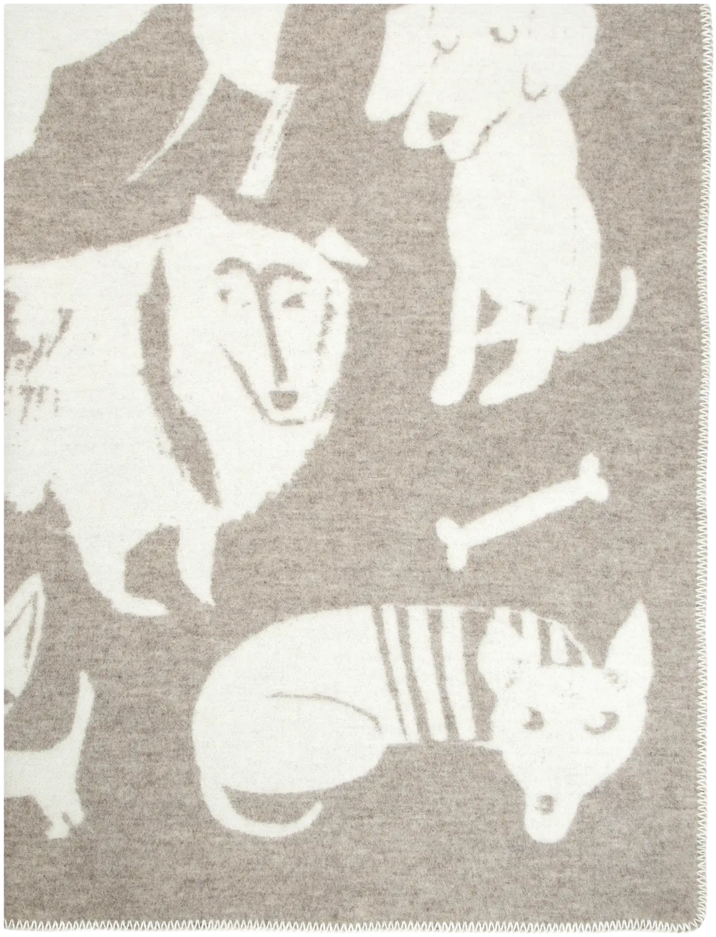 Lapuan Kankurit huopa Koirapuisto 130x180 cm beige - 1