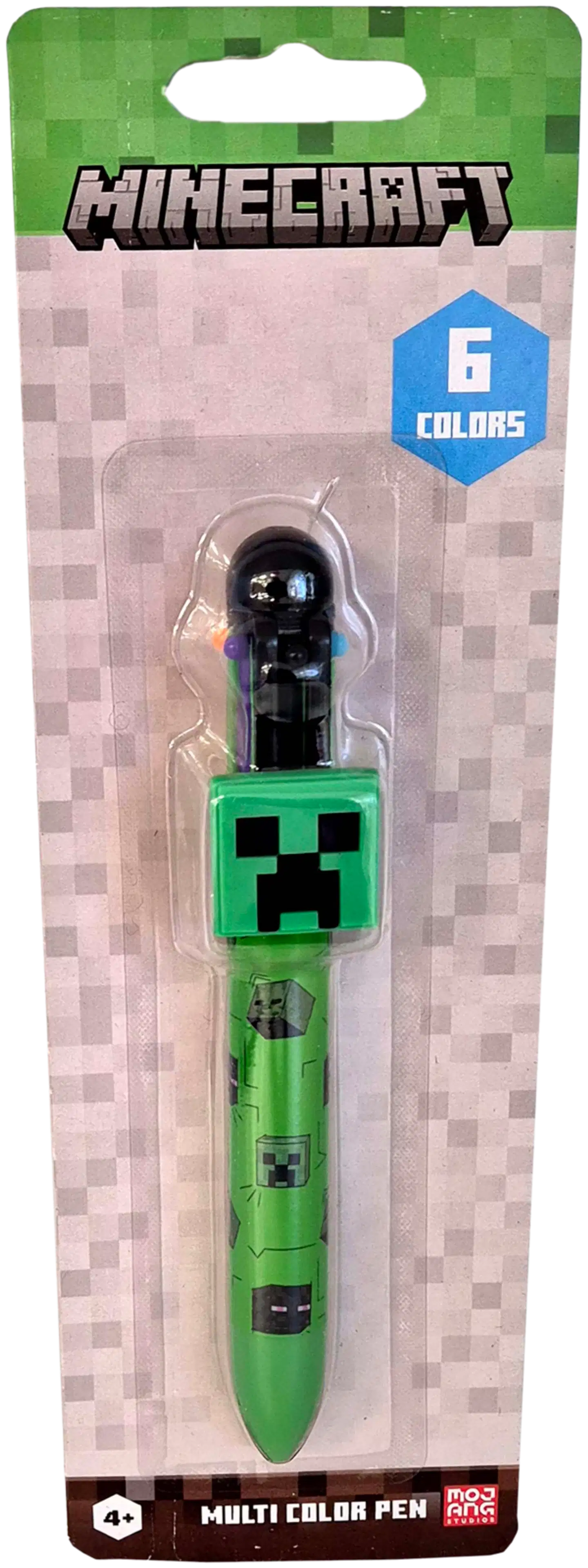 Minecraft 6-värikynä blisterissä