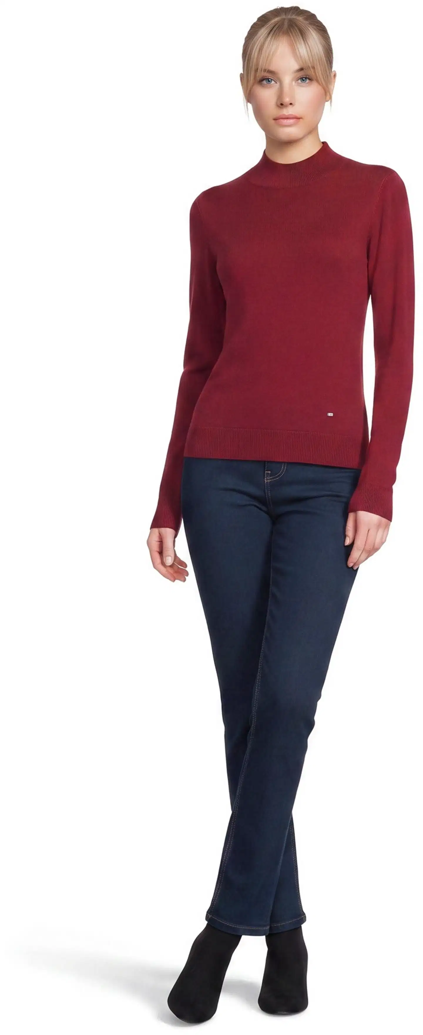London Fog naisten merinopoolo 213L263603 - wine red - 4