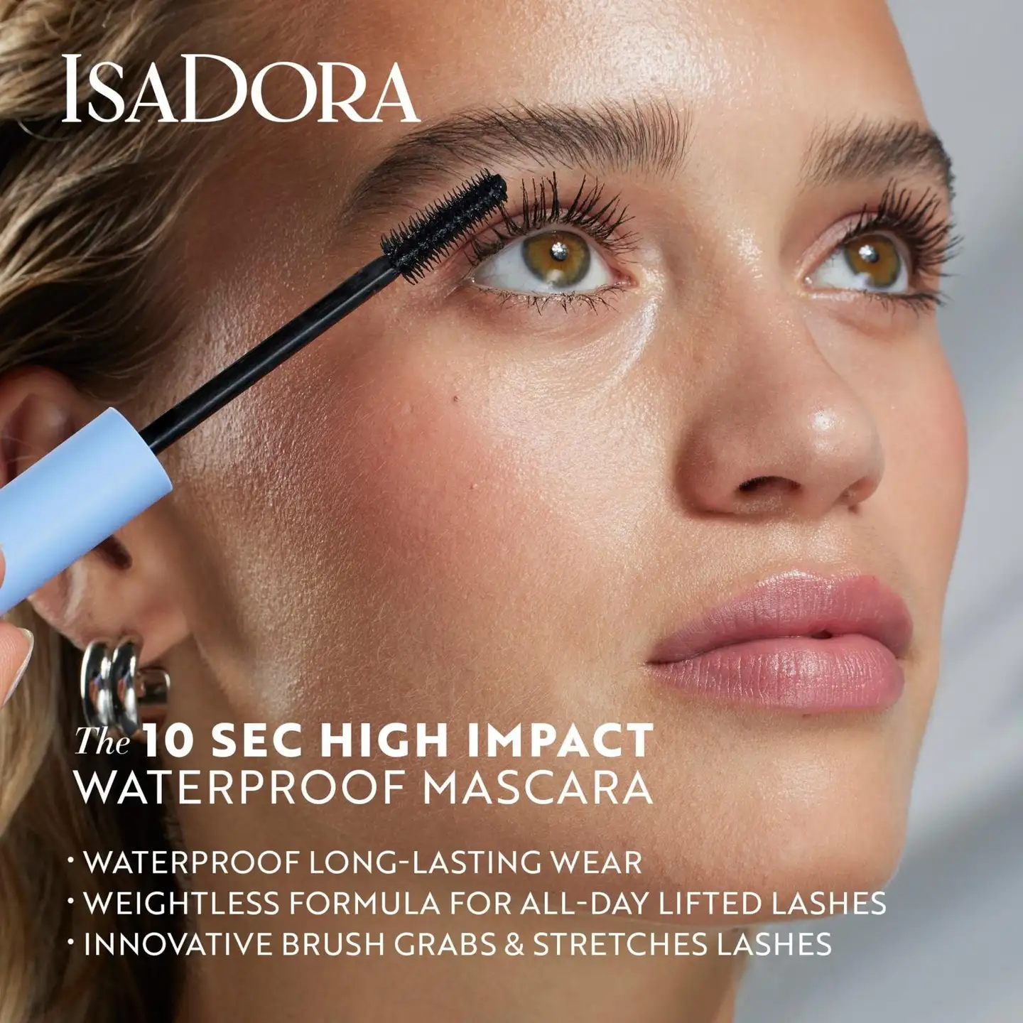 IsaDora High Impact Waterproof Mascara ripsiväri Black 9 ml - 4