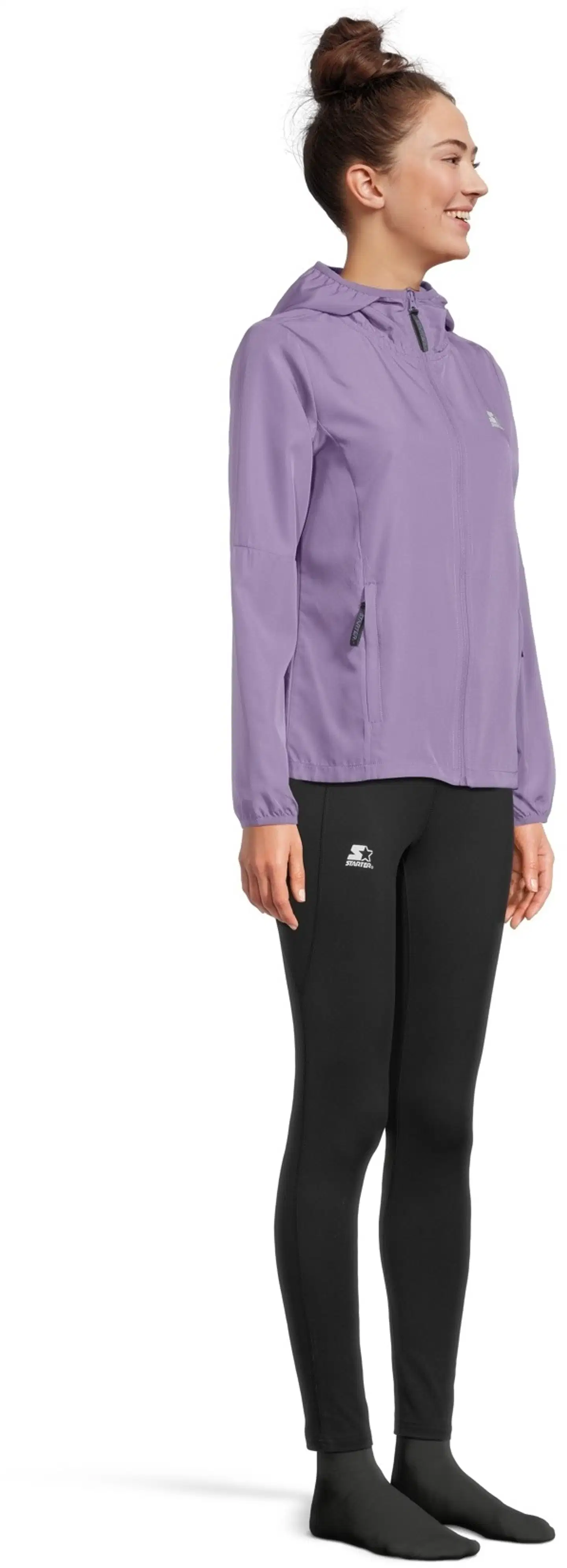 Starter naisten huppullinen juoksutakki SWS26010 - Purple Haze - 4