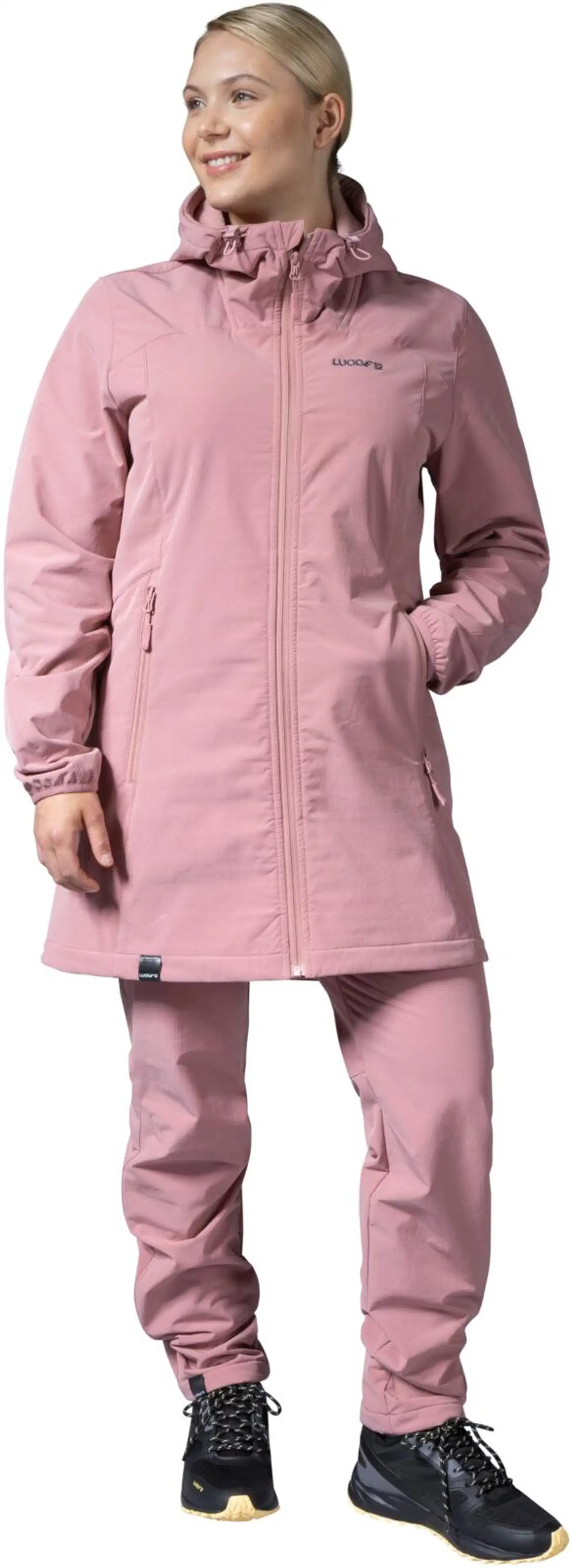 Luode12 naisten softshellhousut 223L332684 - Ash rose - 6