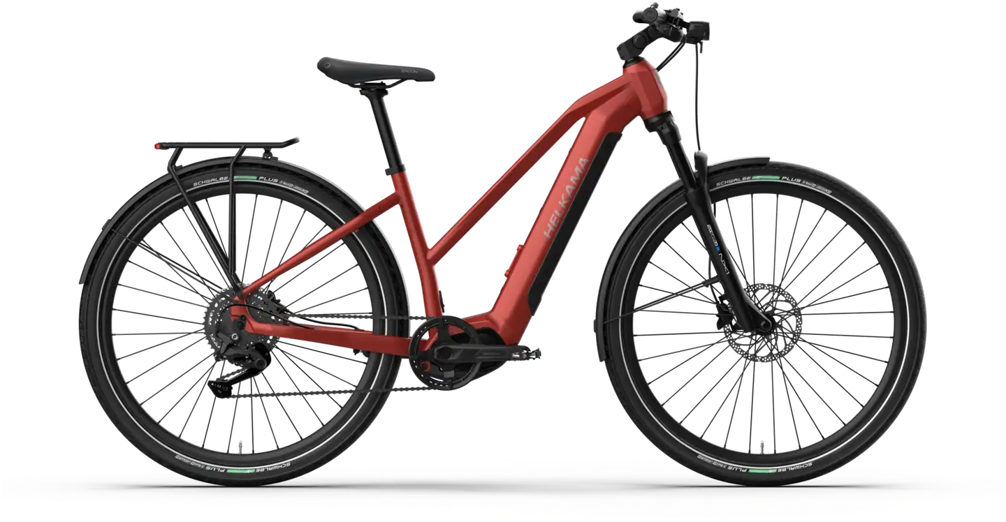 Helkama SX 29" Hybridisähköpyörä 9-vaihdetta runko 19 cm punainen - 1