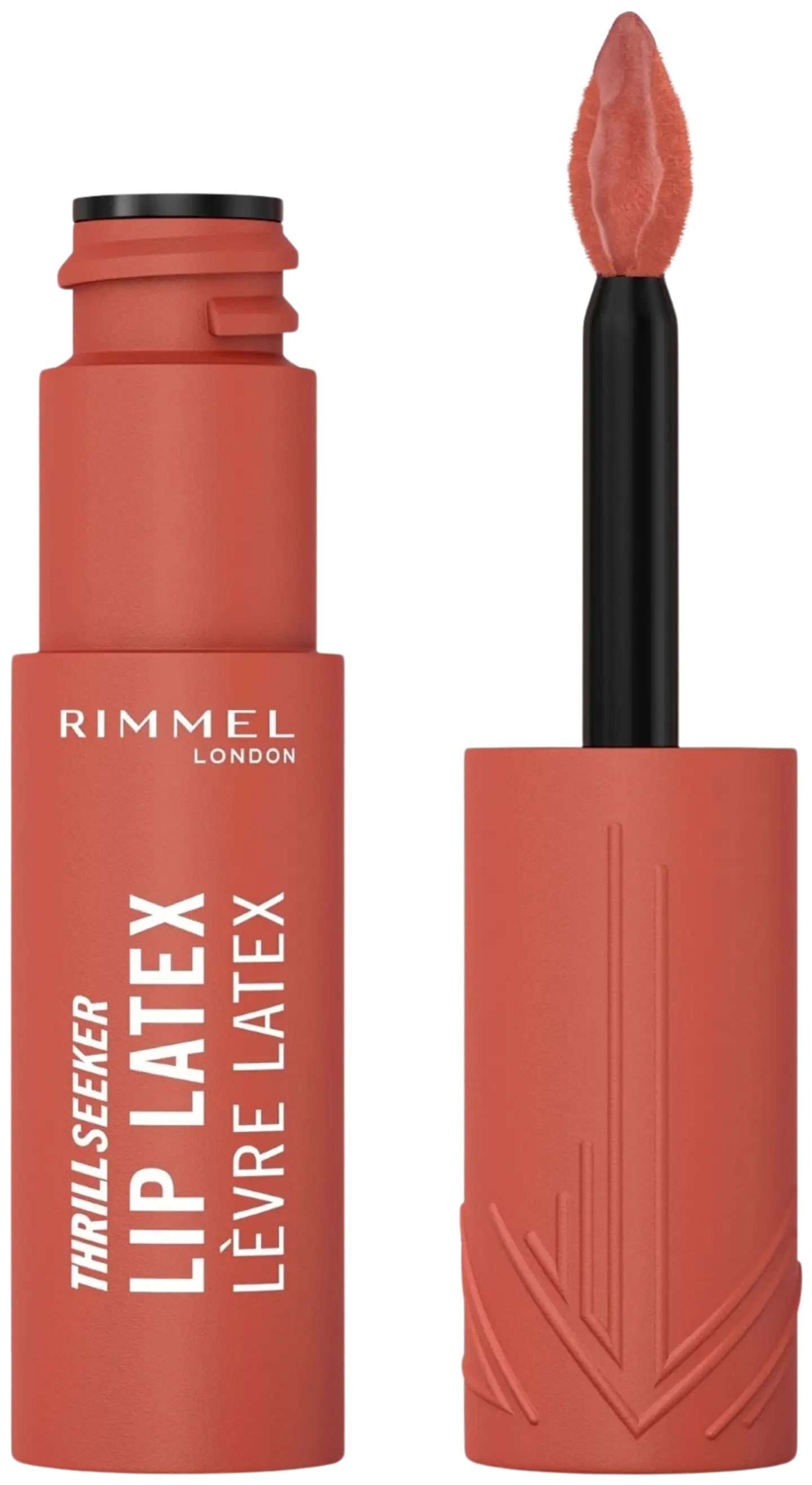 Rimmel Thrillseeker Lip Latex nestemäinen huulipuna 6 ml - 200 So Peachy - 2