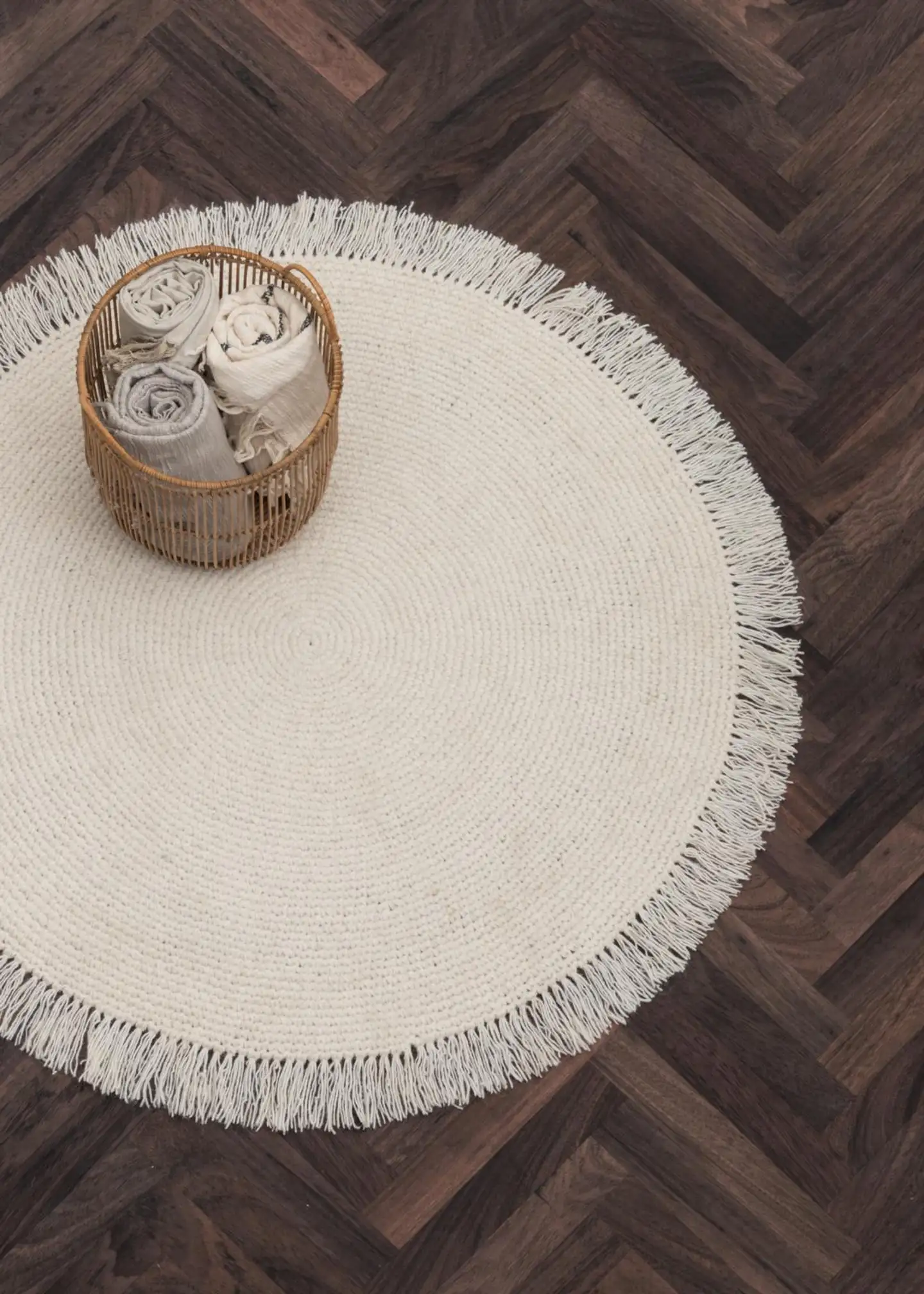 Fanni K Matto Laavu 160 cm luonnonvalkoinen - 5