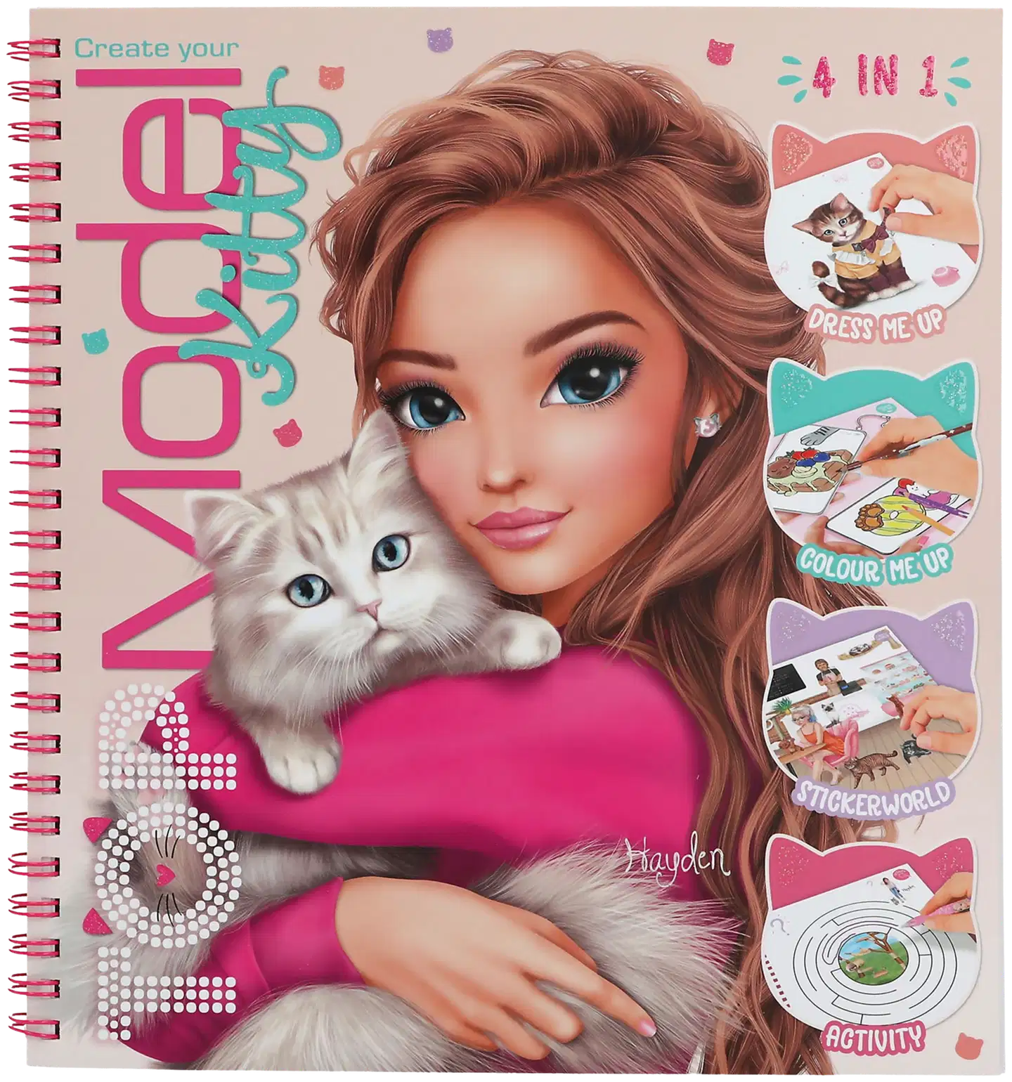 TOPModel Kitty puuhakirja - 1