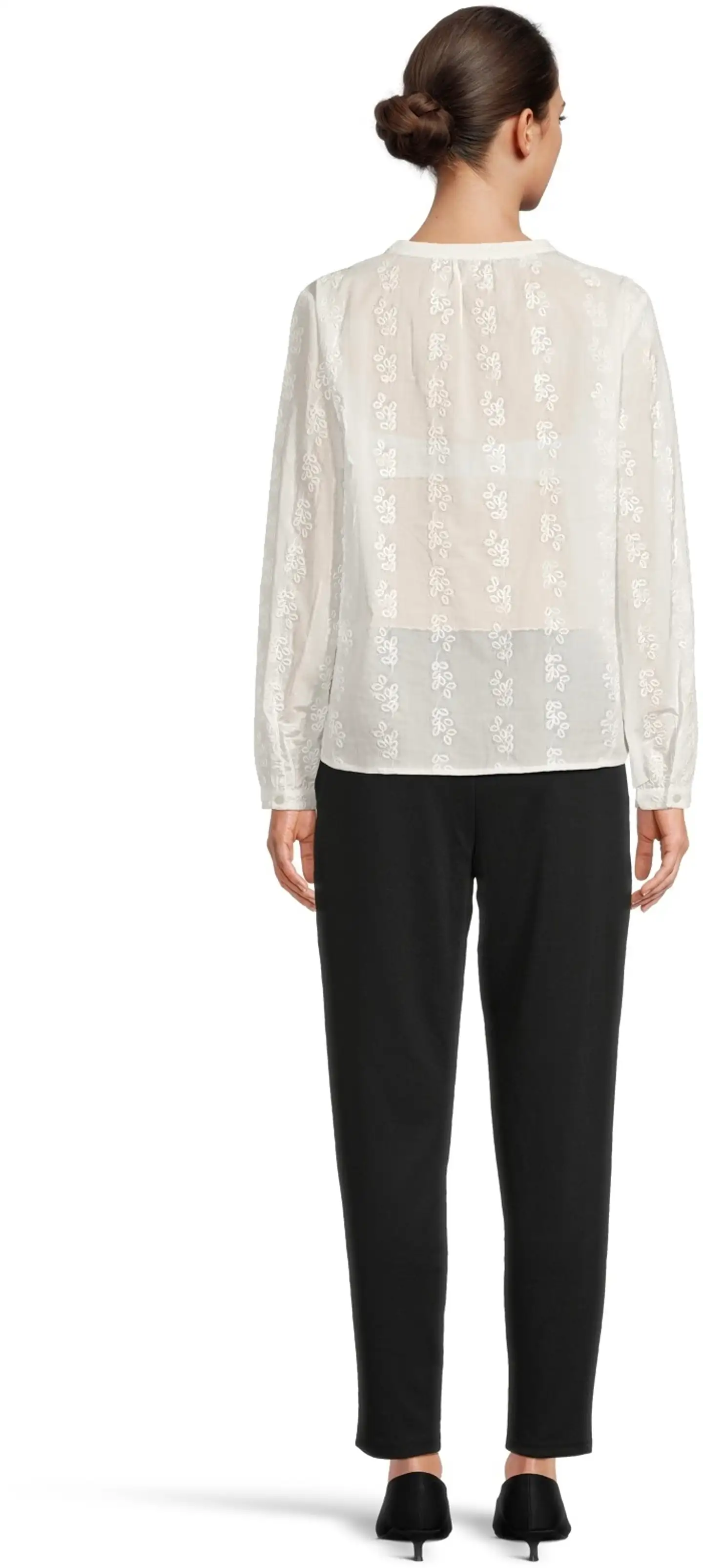 House naisten kangaspaita 228H261010 - Cloud dancer - 3