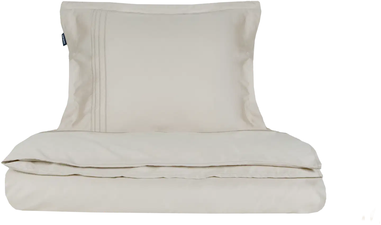 Familon pussilakanasetti Hotel Style 150x210+50x60 cm valkoinen/greige - 1