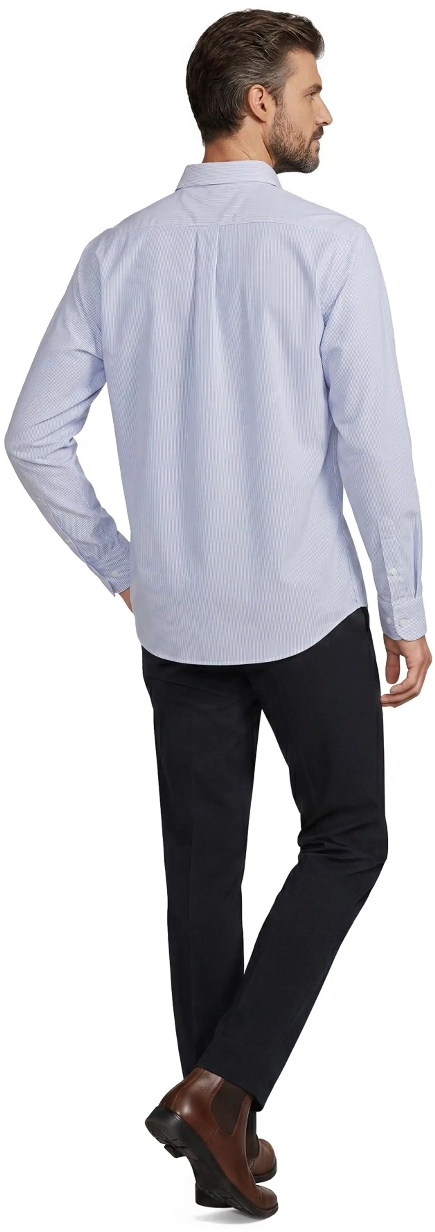 London Fog miesten kauluspaita 194L292616 - Fine stripe - 4