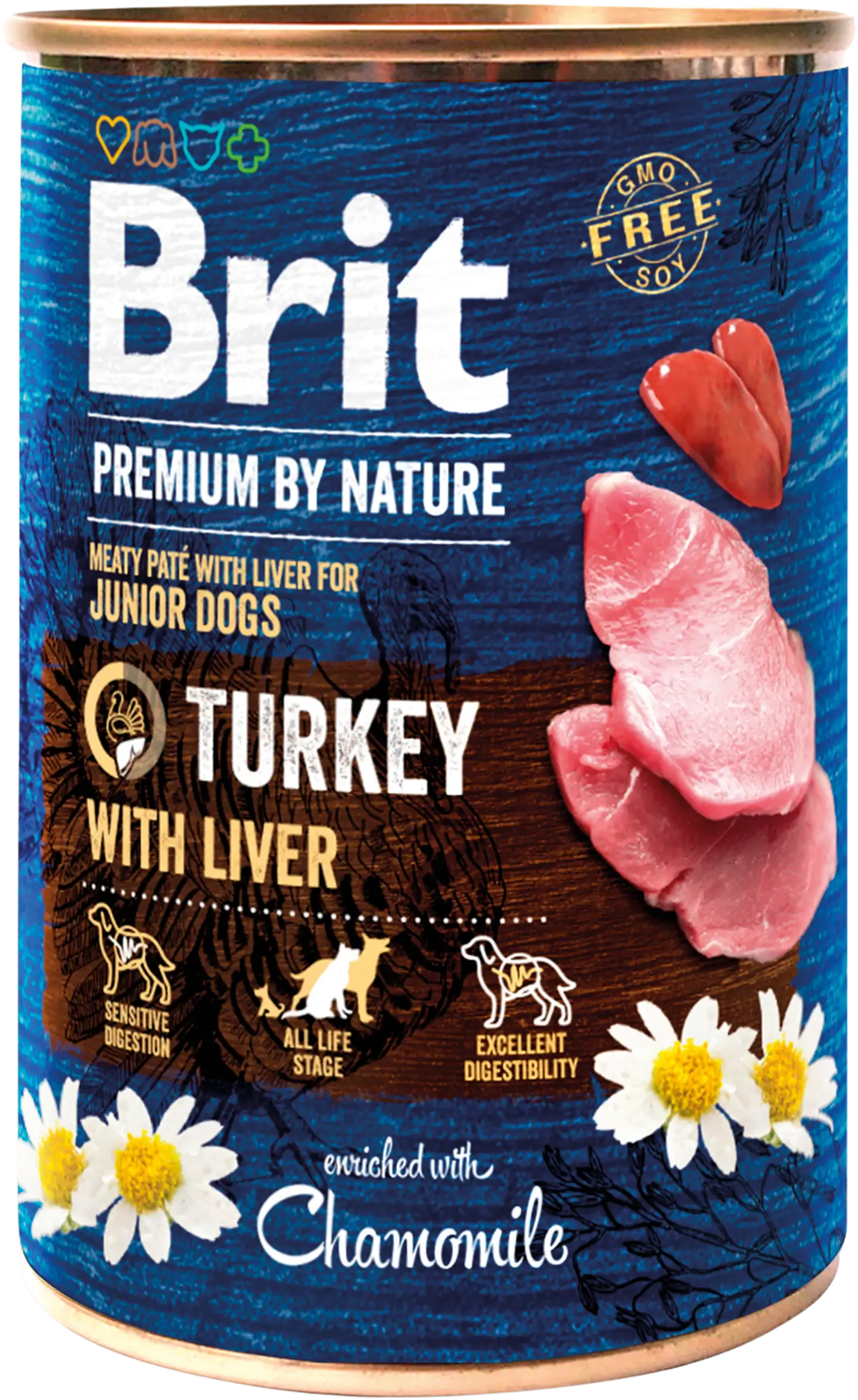 Brit Premium by Nature Kalkkuna-maksa pennulle 400 g