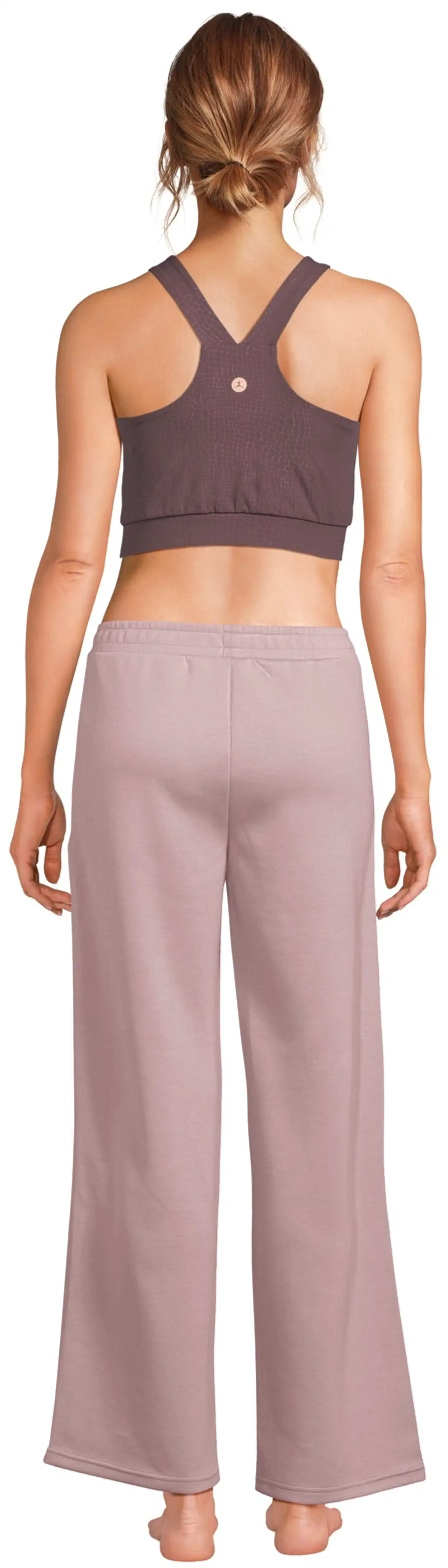 Danskin naisten leveälahkeiset scuba-collegehousut DCS2502A - Deauville Mauve - 3