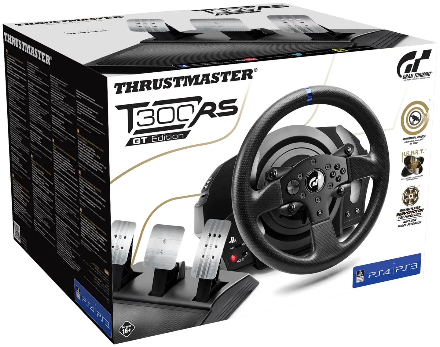 Thrustmaster T300RS GT PS5/PS4 rattipolkimet - 5