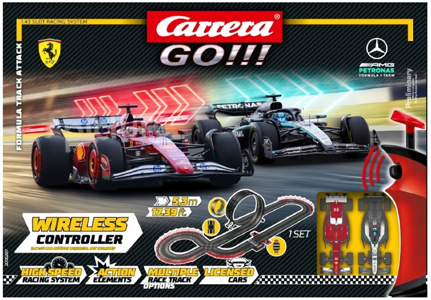 Carrera GO autorata Formula Track Attack
