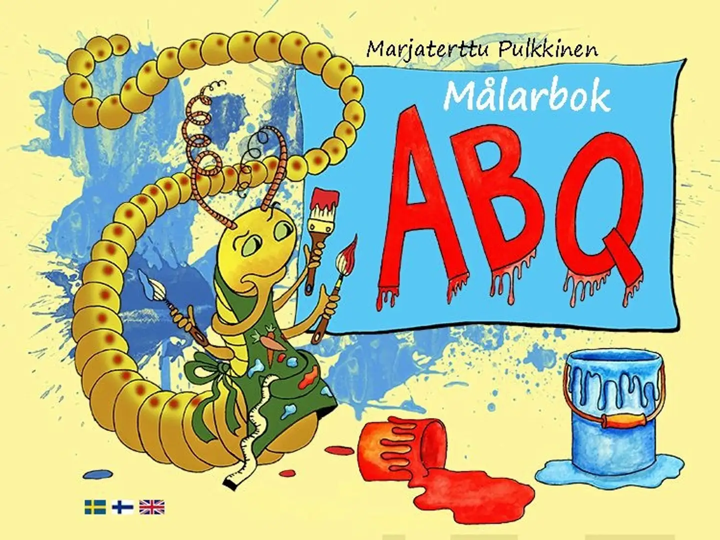 Pulkkinen Marjaterttu, ABQ Målarbok - Mera än bara en ABC bok att färglägga