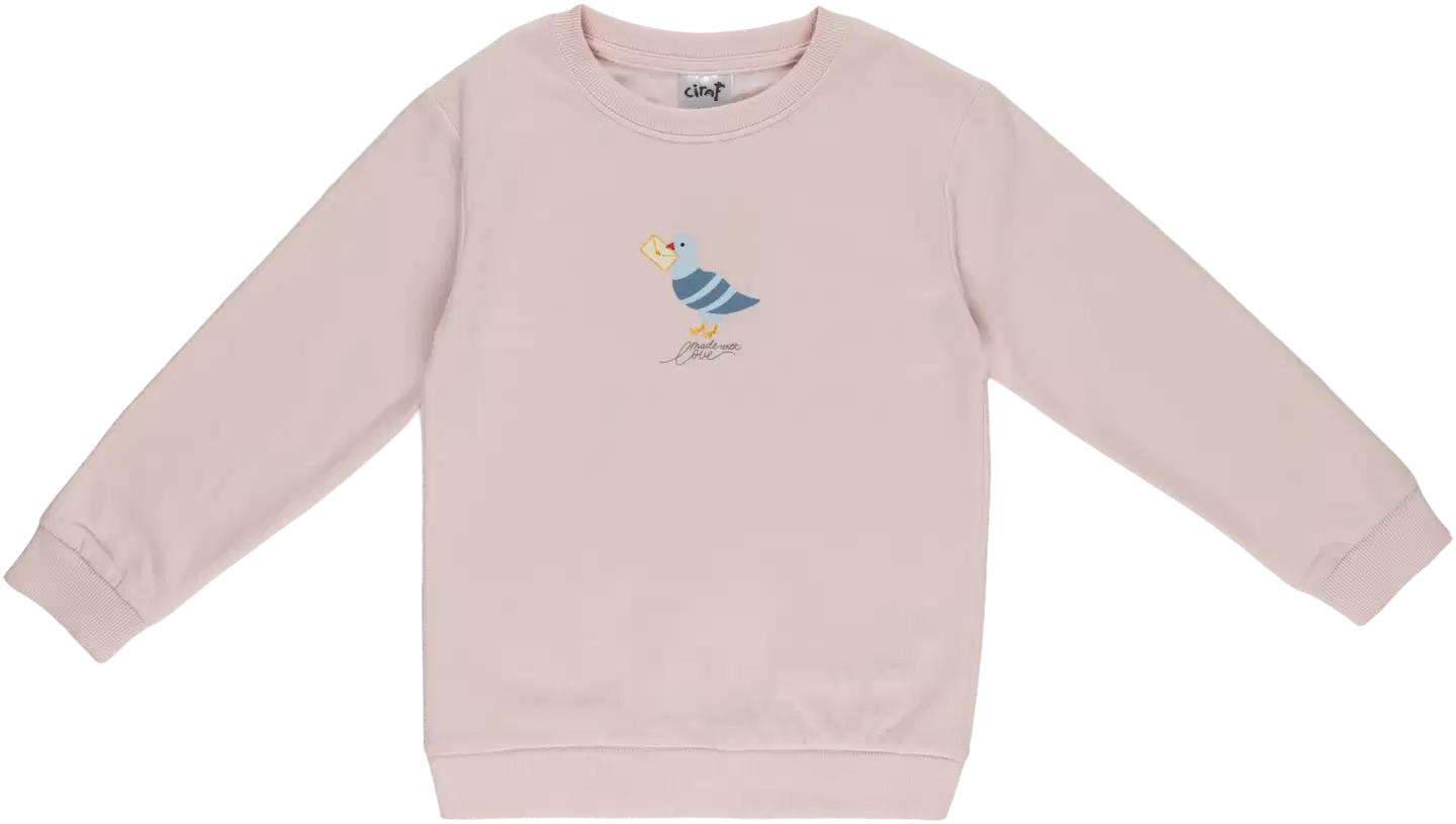 Ciraf lasten collegepusero Kyyhky 25TC262818 - Pink A Boo - 1