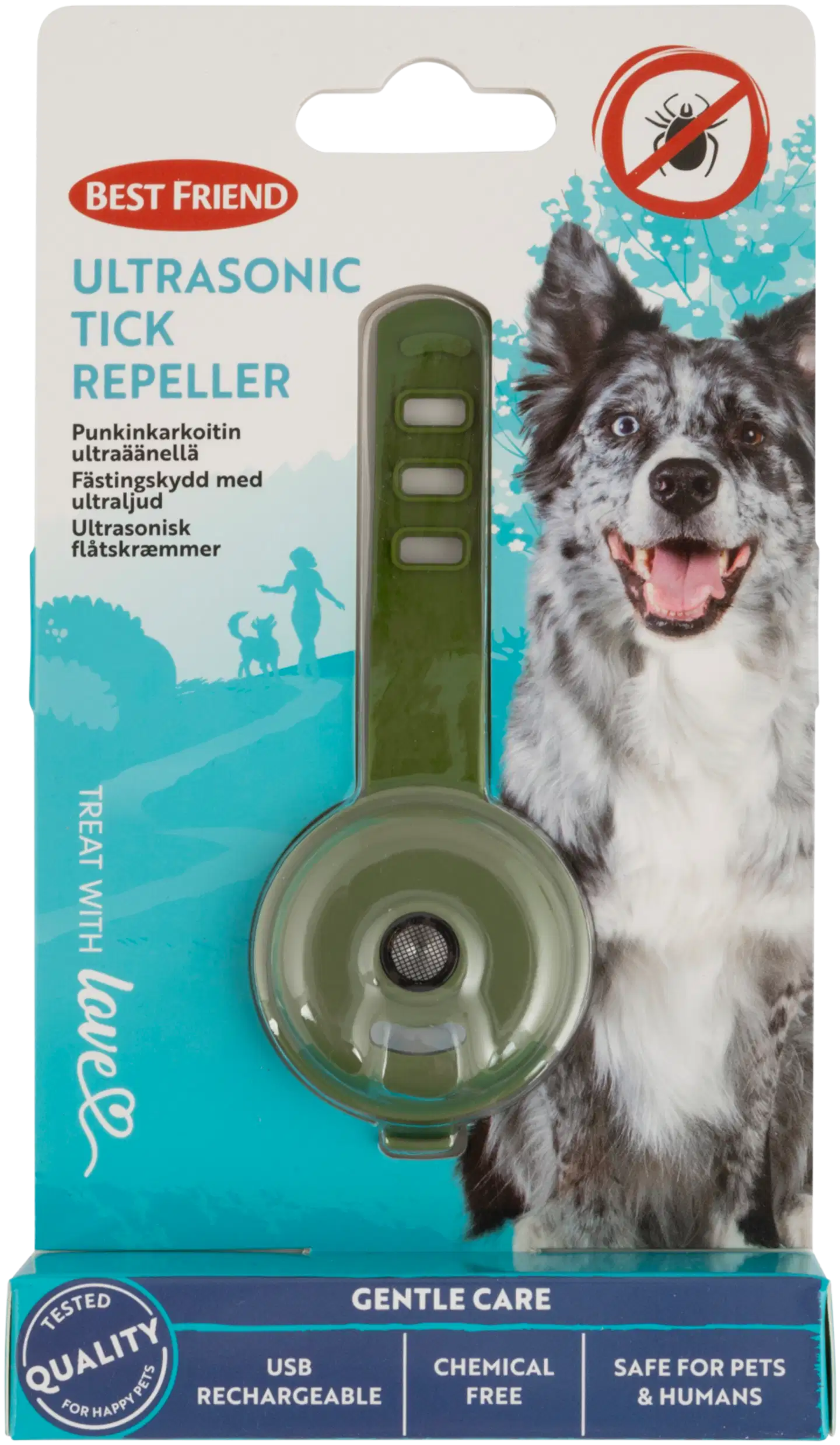 Best Friend Punkinkarkoitin ultraäänellä, USB-ladattava