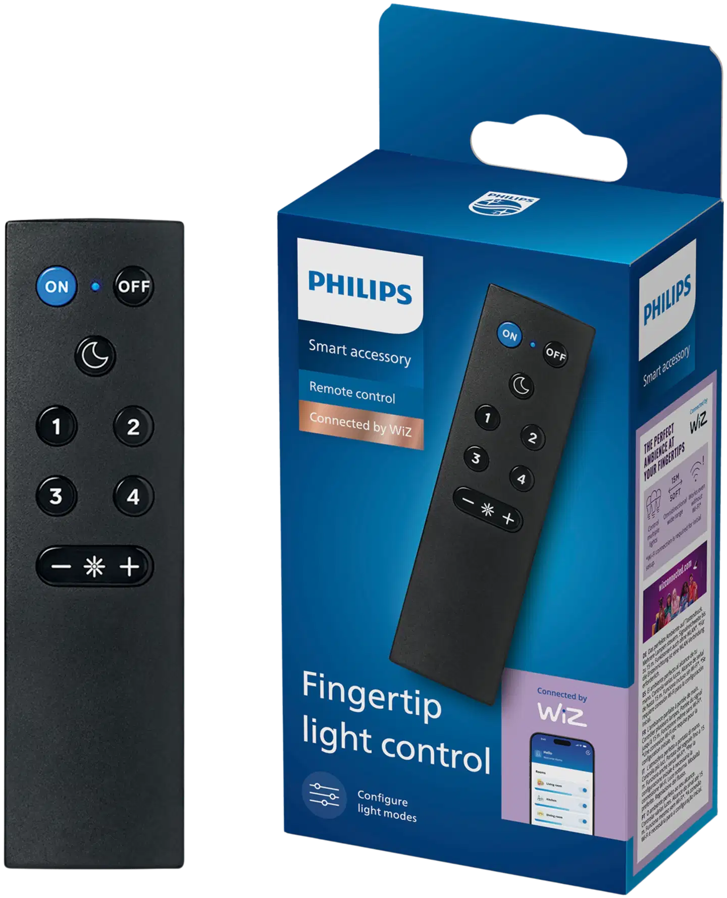 Philips Smart Lighting kaukosäädin paristoilla musta - 1