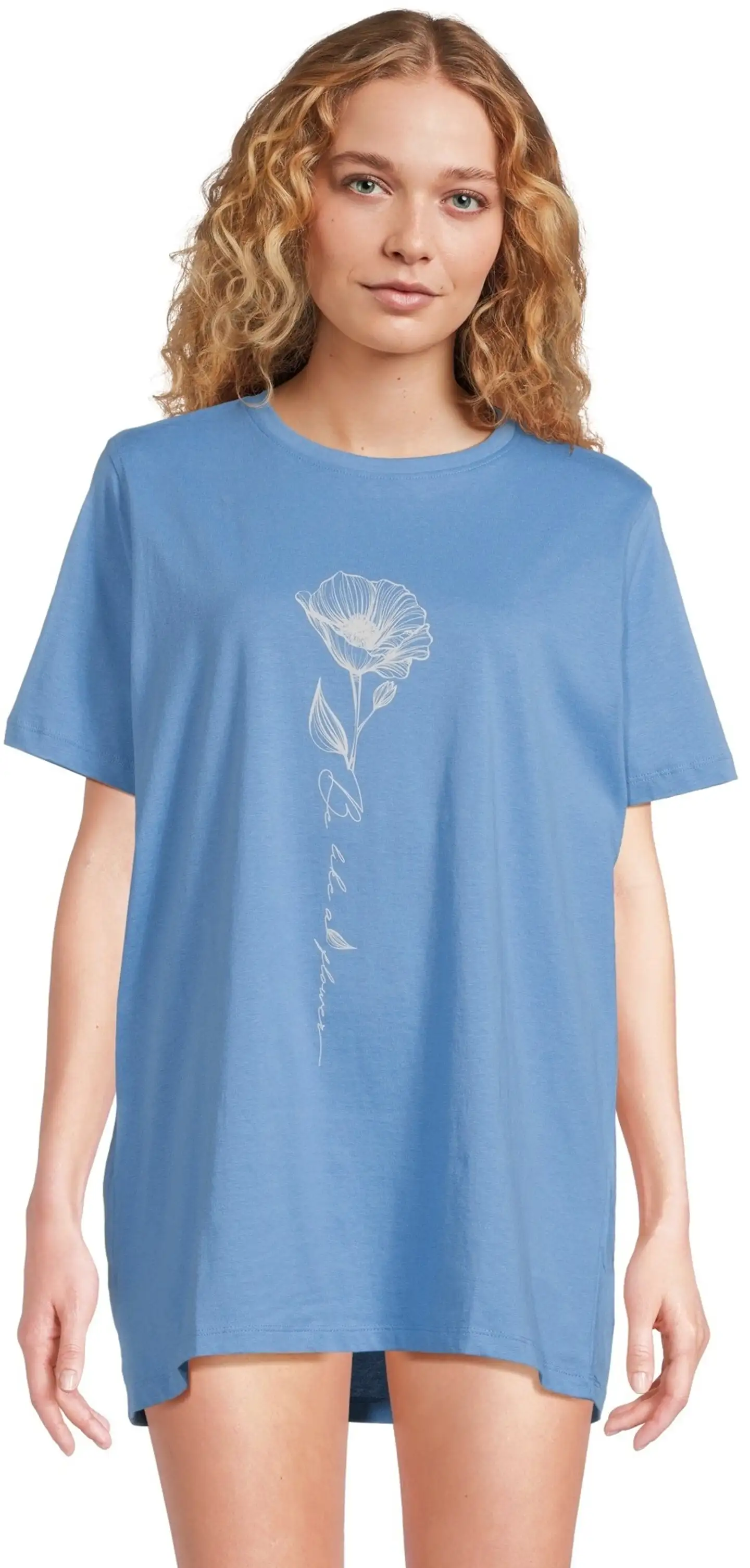 Actuelle naisten yöpaita 212A042607 - Lichen blue - 1