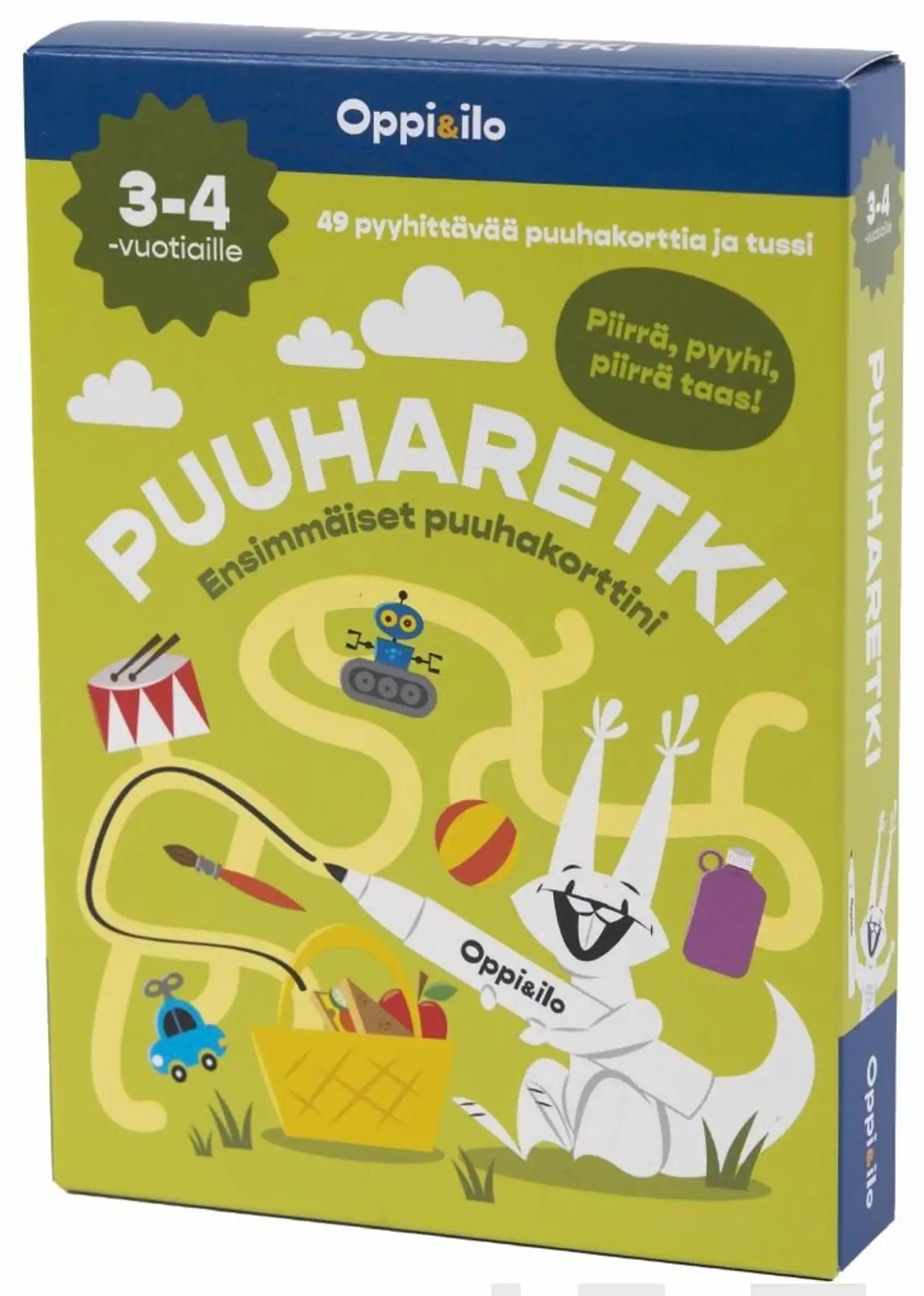 Oppi&ilo PUUHARETKI -puuhakortit 3-4 v - 1