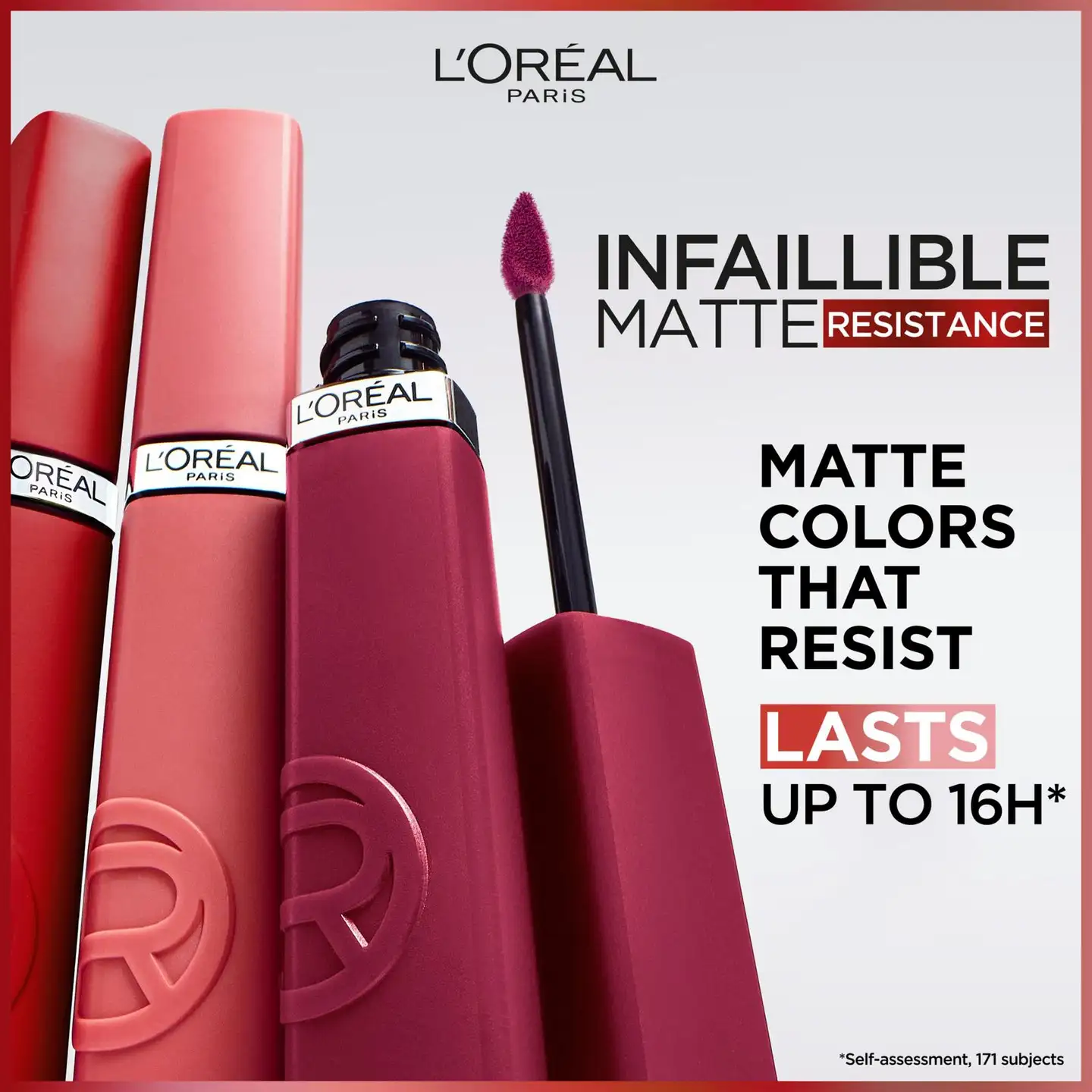 L'Oréal Paris Infaillible Matte Resistance 100 Fairytale  huulipuna 5ml - Snooze Your Alarm - 9