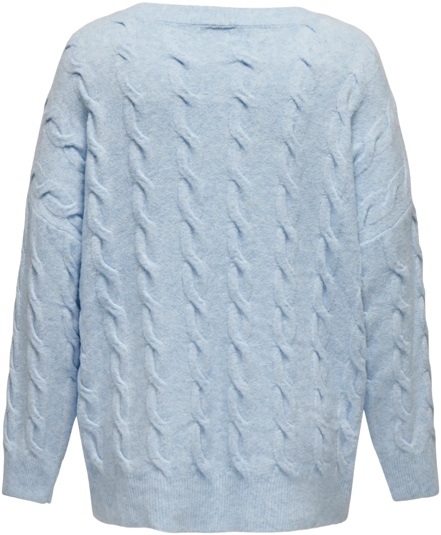 Only Carmakoma naisten neule Carjeanett - Cashmere Blue - 2