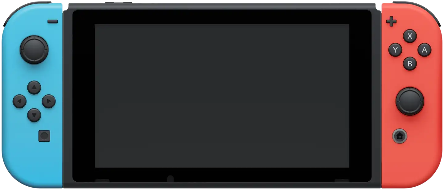 Nintendo Switch konsoli sini/puna Joy-Con ohjaimilla - 5