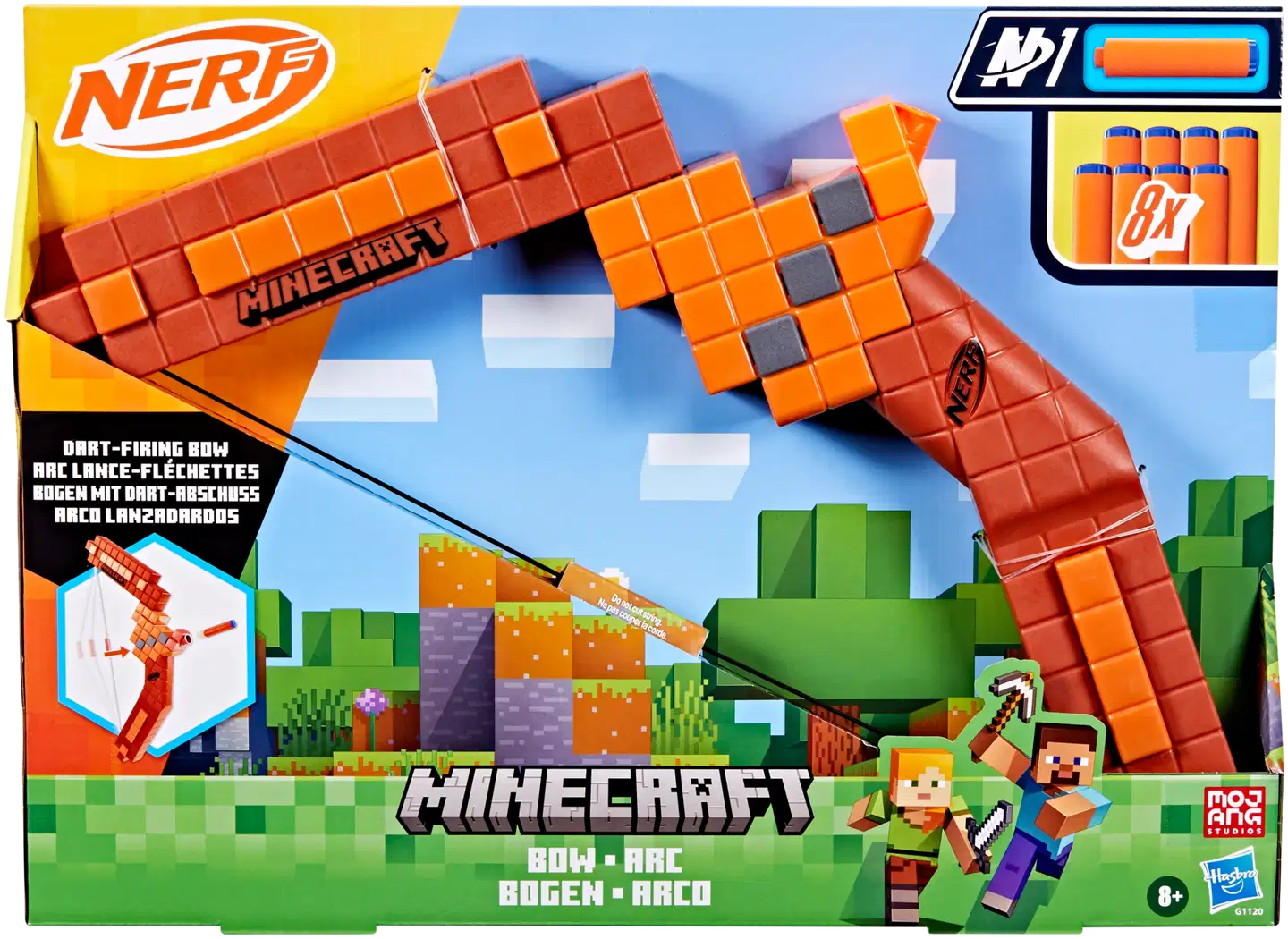 Nerf Minecraft leikkiase Nuolipyssy - 1