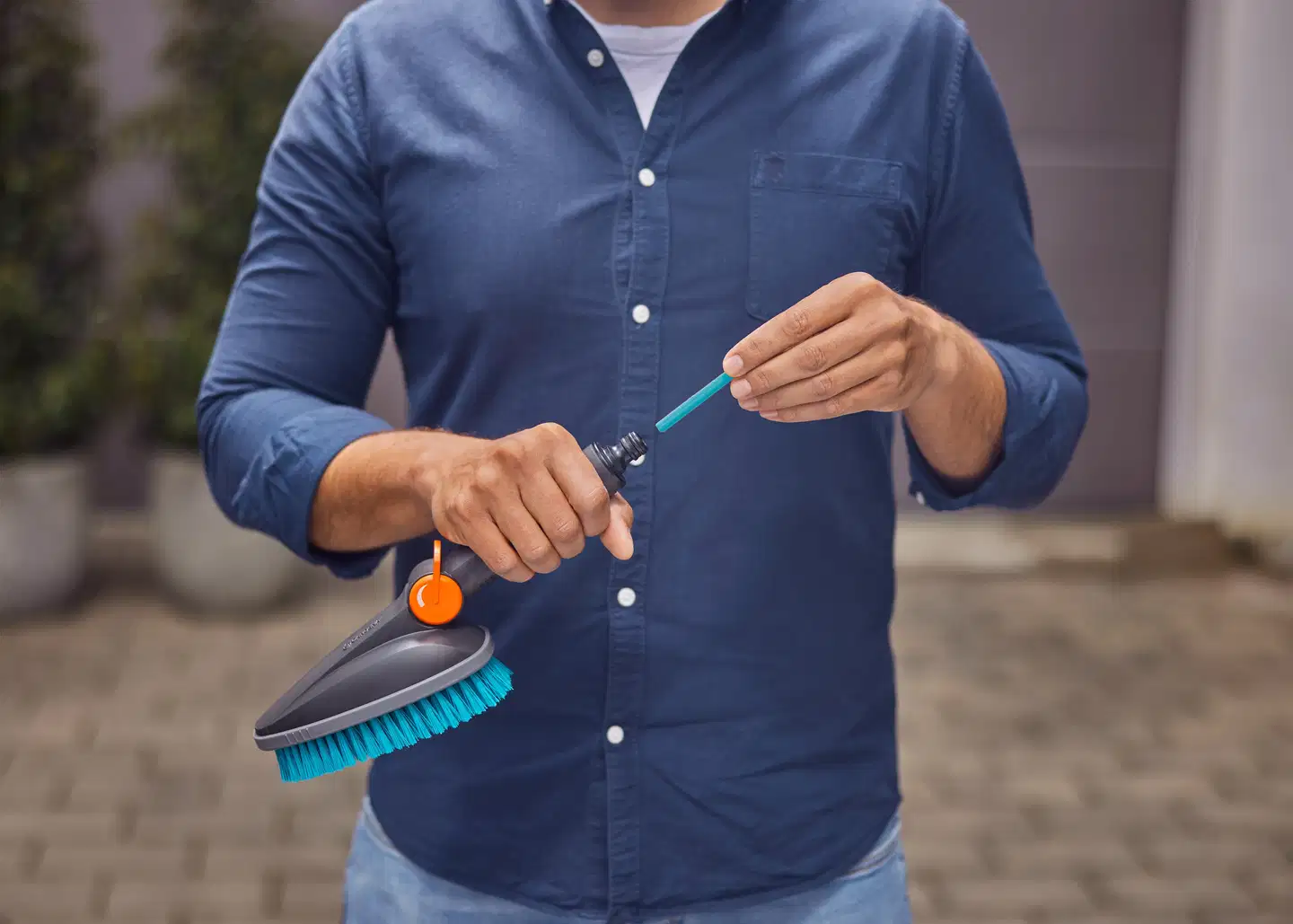 GARDENA Käsikäyttöinen pesuharja M Cleansystem karkea - 5