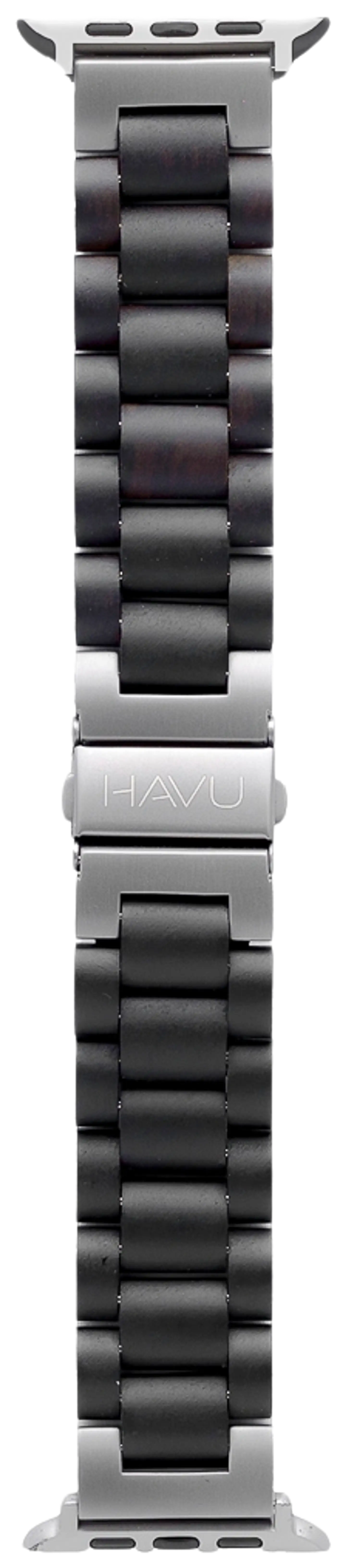 Havu Apple Watch Ultra -ranneke, eebenpuu (42/44/45/49 mm) - 1