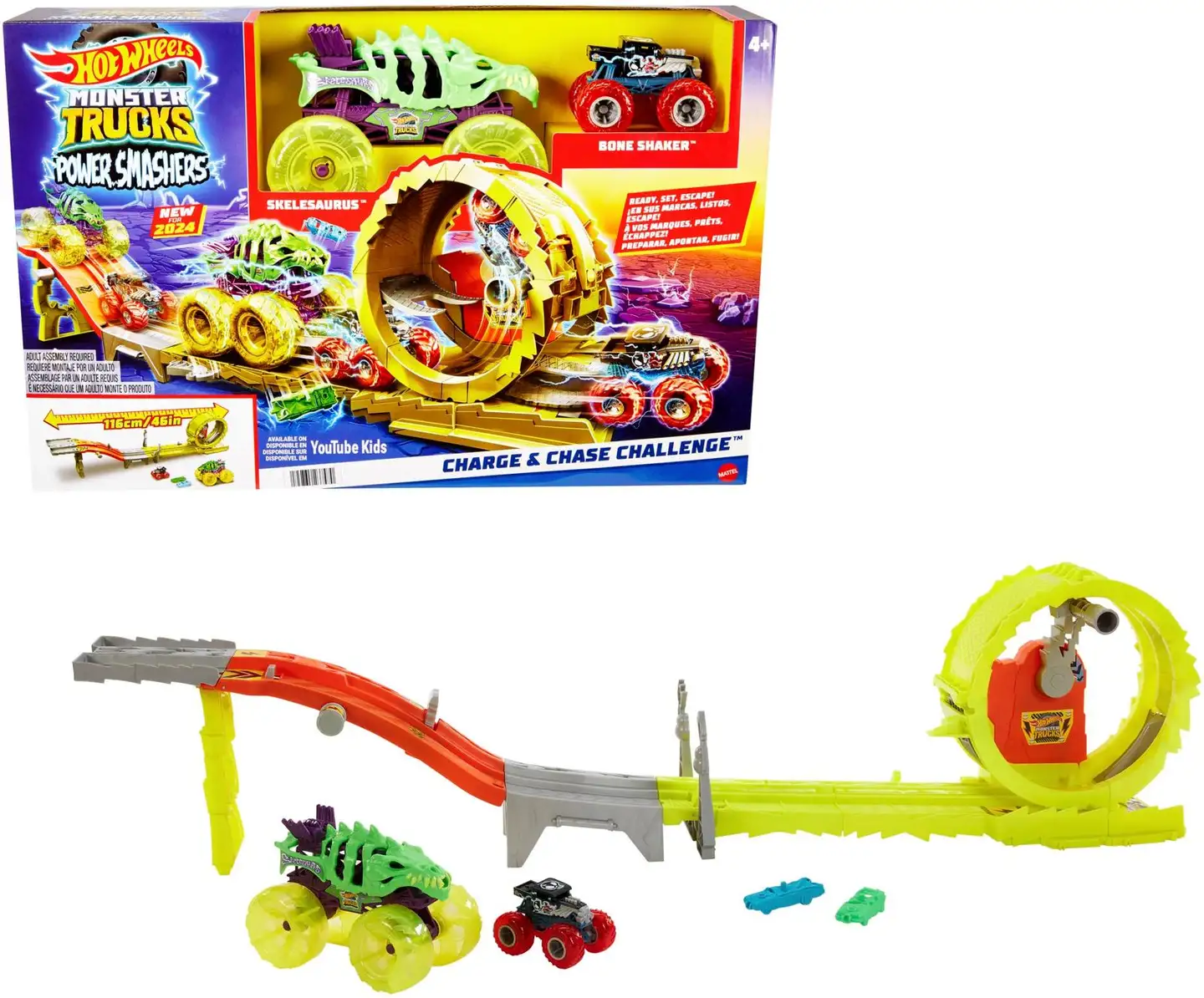 Hot Wheels Monster Trucks Power Smashers -rata - 1