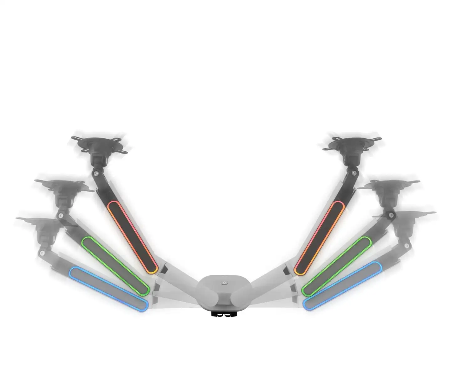 One For All DM8220 RGB Monitorivarsi kahdelle näytölle, valkoinen - 14