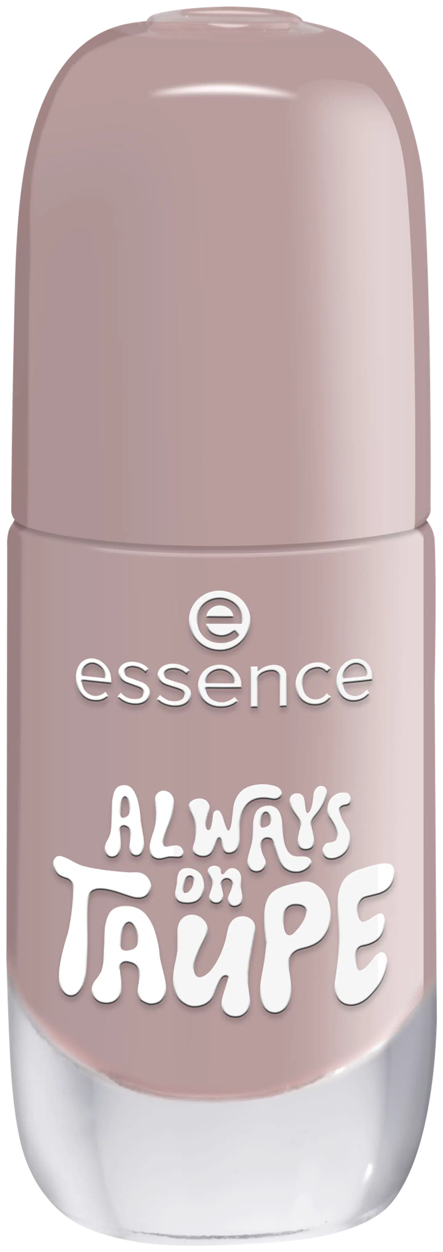 essence gel nail polish 33 JUST WHITE 8 ml - ALWAYS on TAUPE - 1