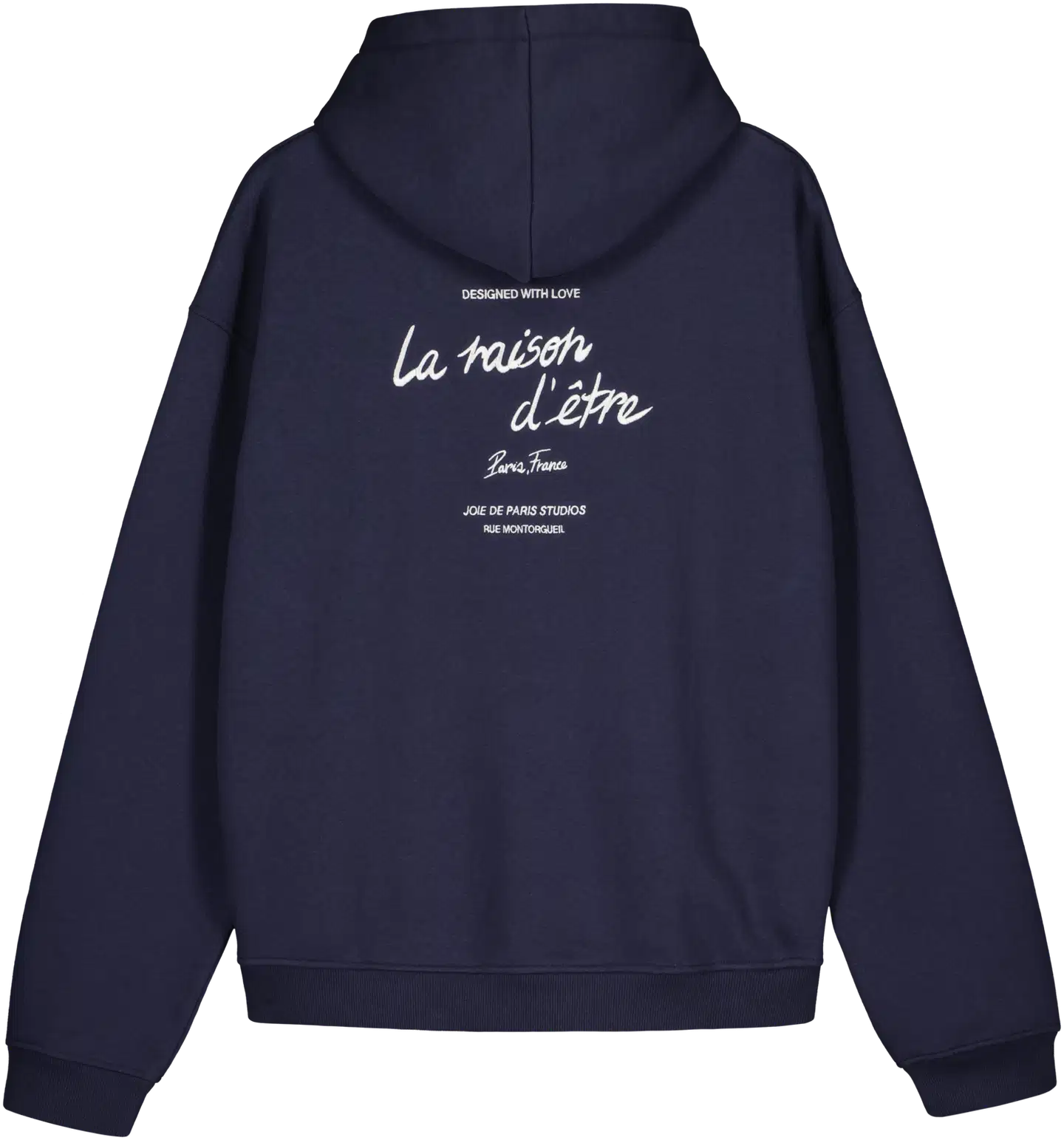 WKLY. miesten collegehuppari La Maison d'etre - Dark blue - 2
