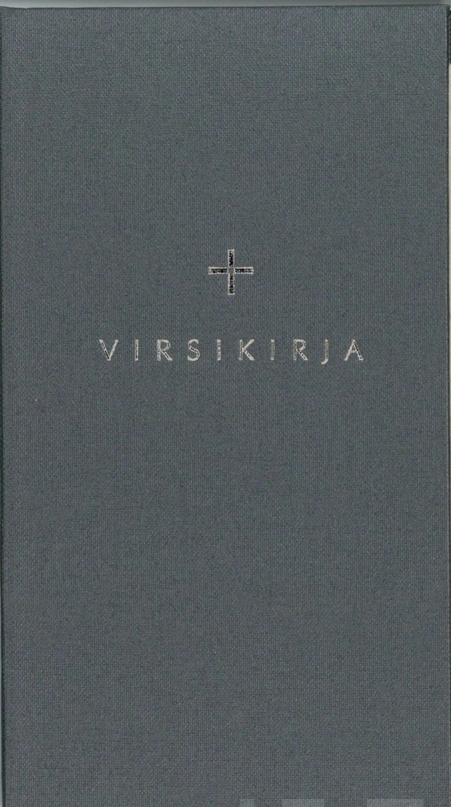 Virsikirja (kirkkovirsikirja KV946SL, kovakantinen, tummanharmaa)