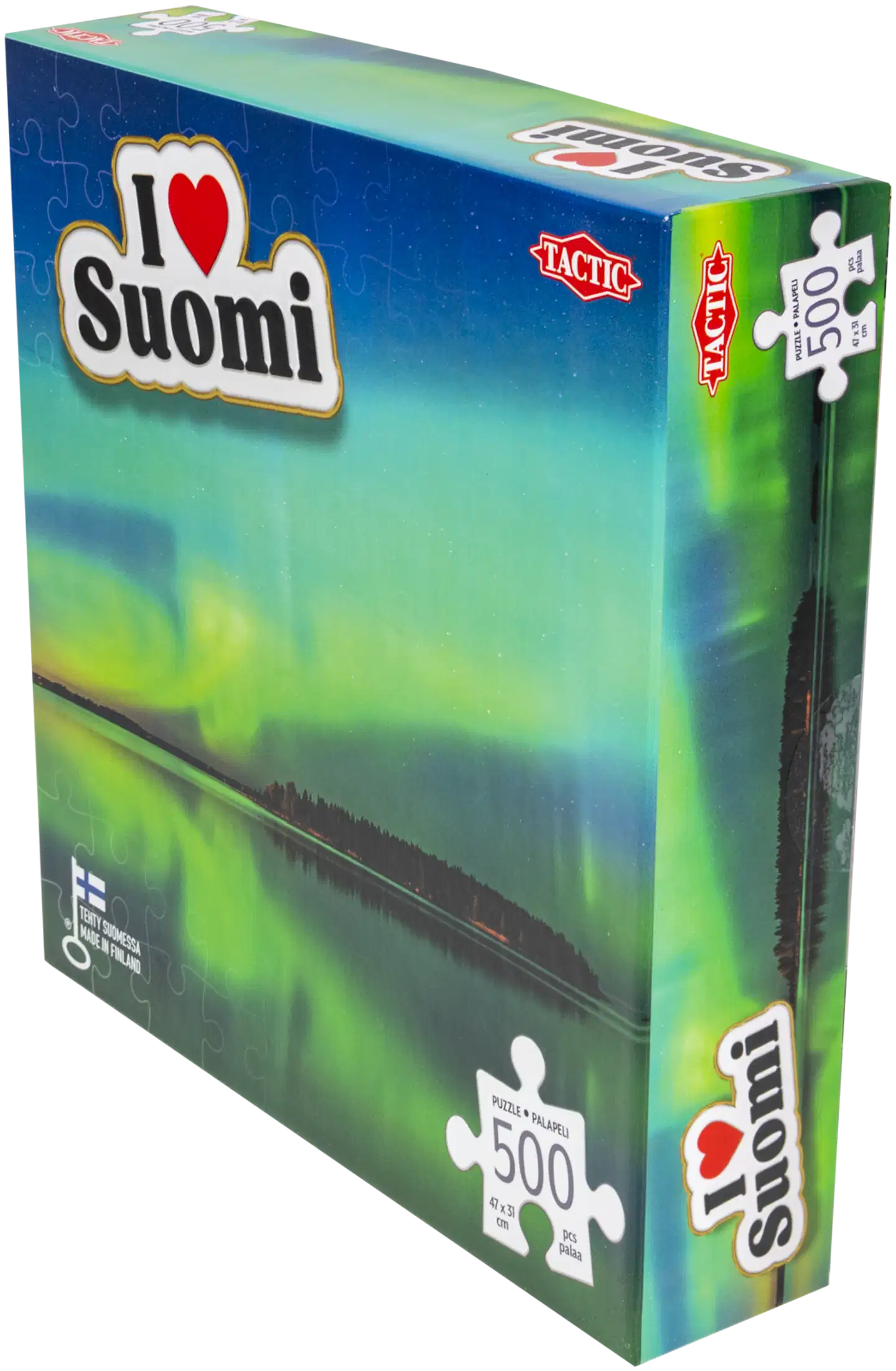 Tactic Palapeli I love Suomi Under the Northern Lights 500 palaa - 4