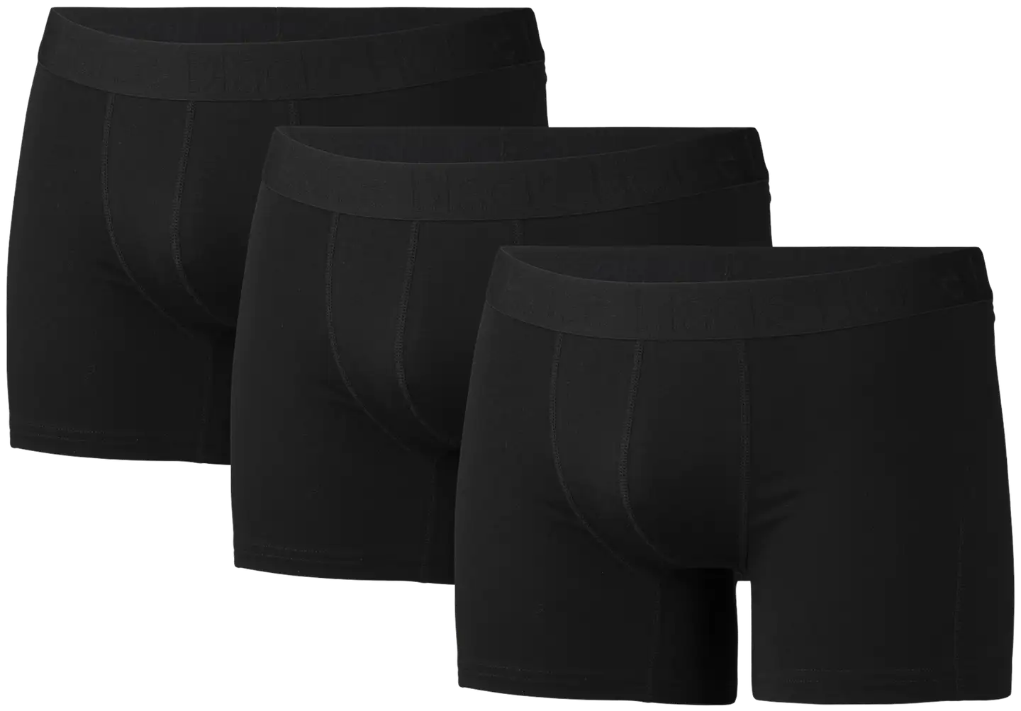 Black Horse miesten bokserit 3-pack I126 - BLACK