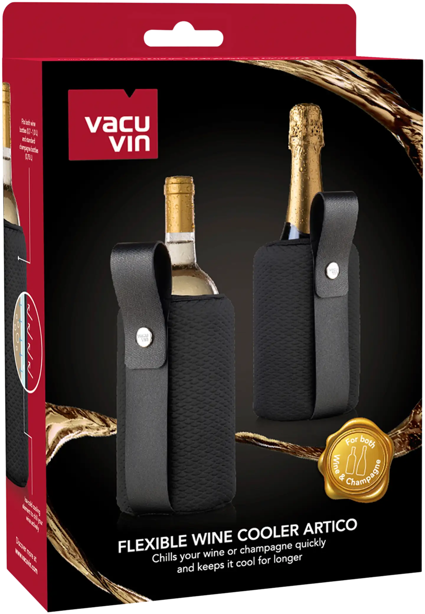 Vacu Vin viini & samppanjacooler Artico - 4