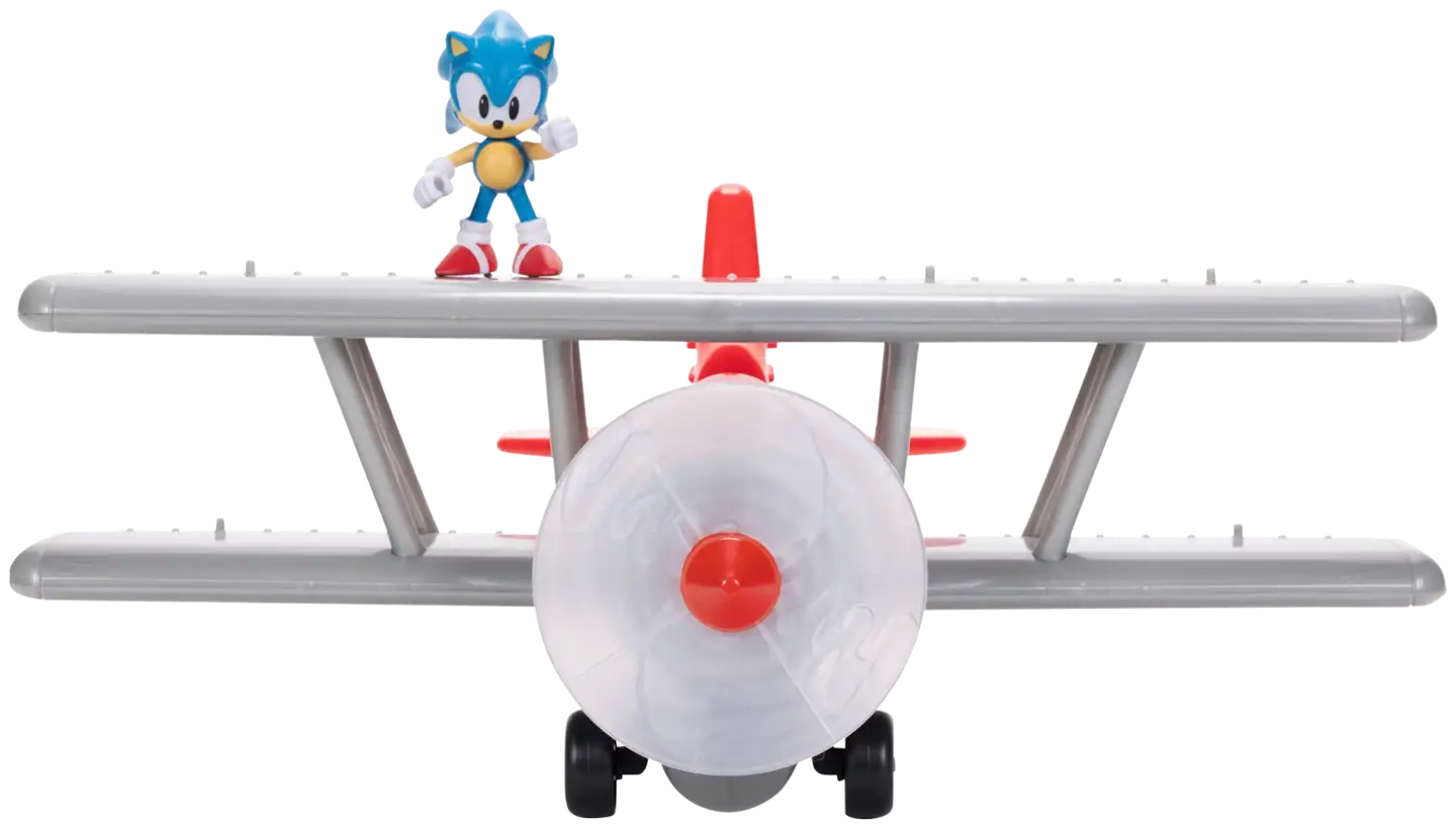 Sonic leikkisetti Tornado Biplane + Sonic-hahmo 2.5" - 4