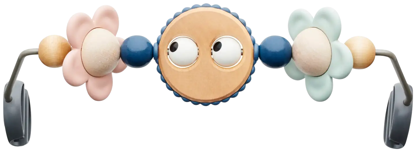 BabyBjörn lelukaari sitteriin - googlysilmät pastellit - 1