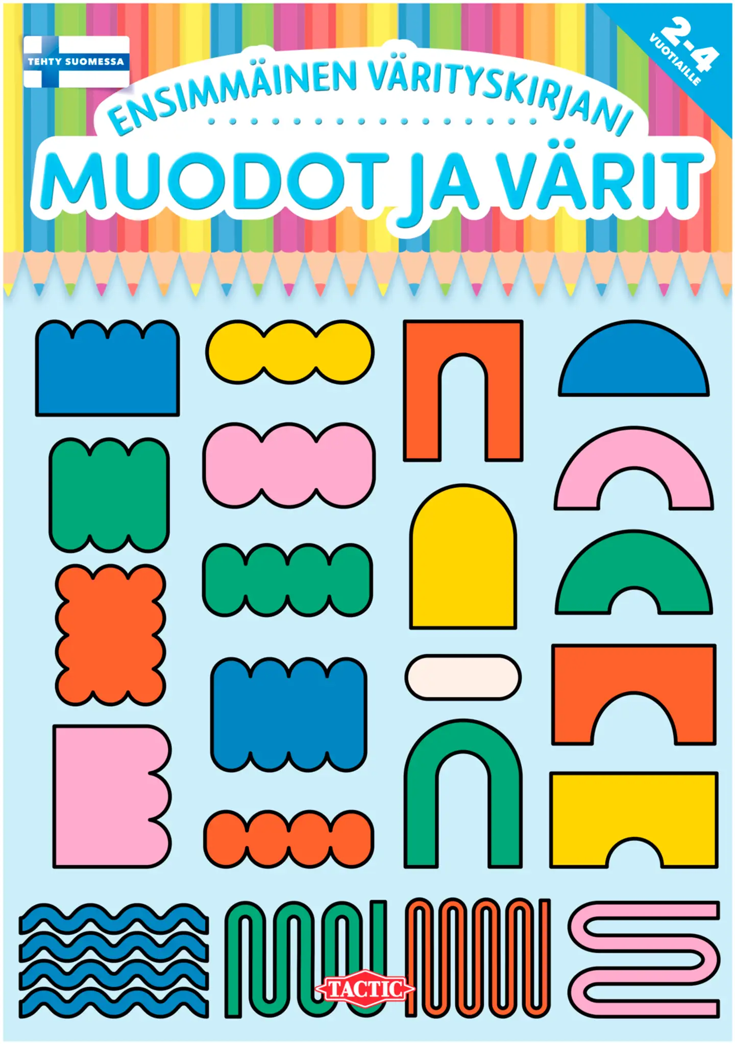 Ensimmäinen värityskirjani, Muodot ja värit